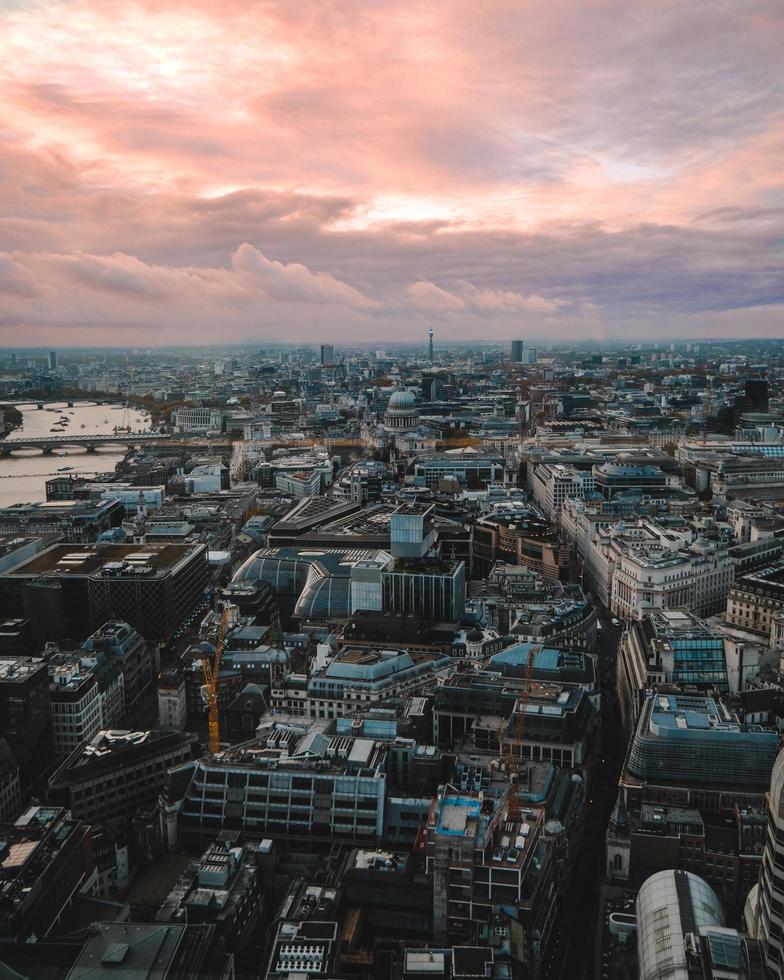 vista aerea de londres foto