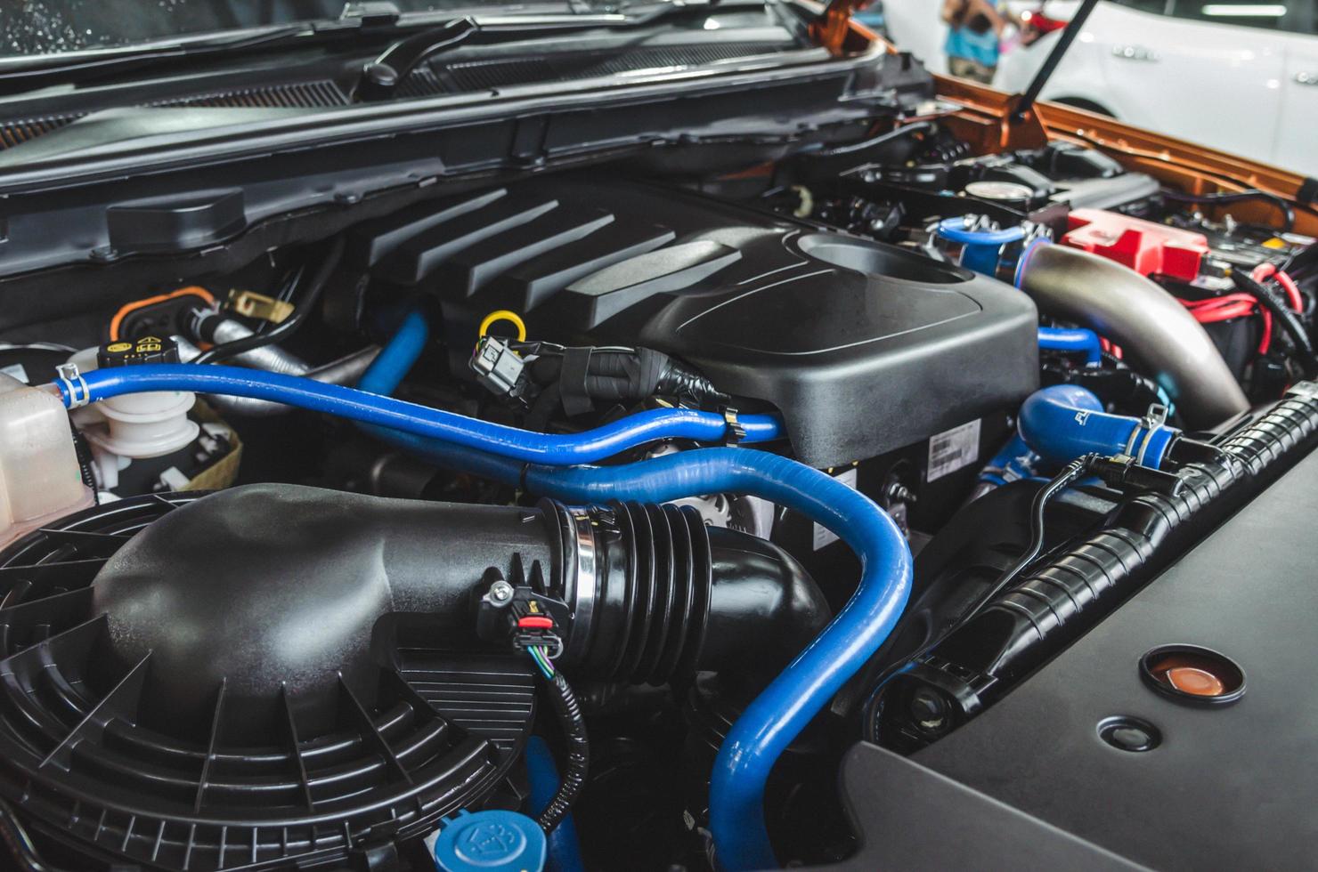 Close-up of an engine photo