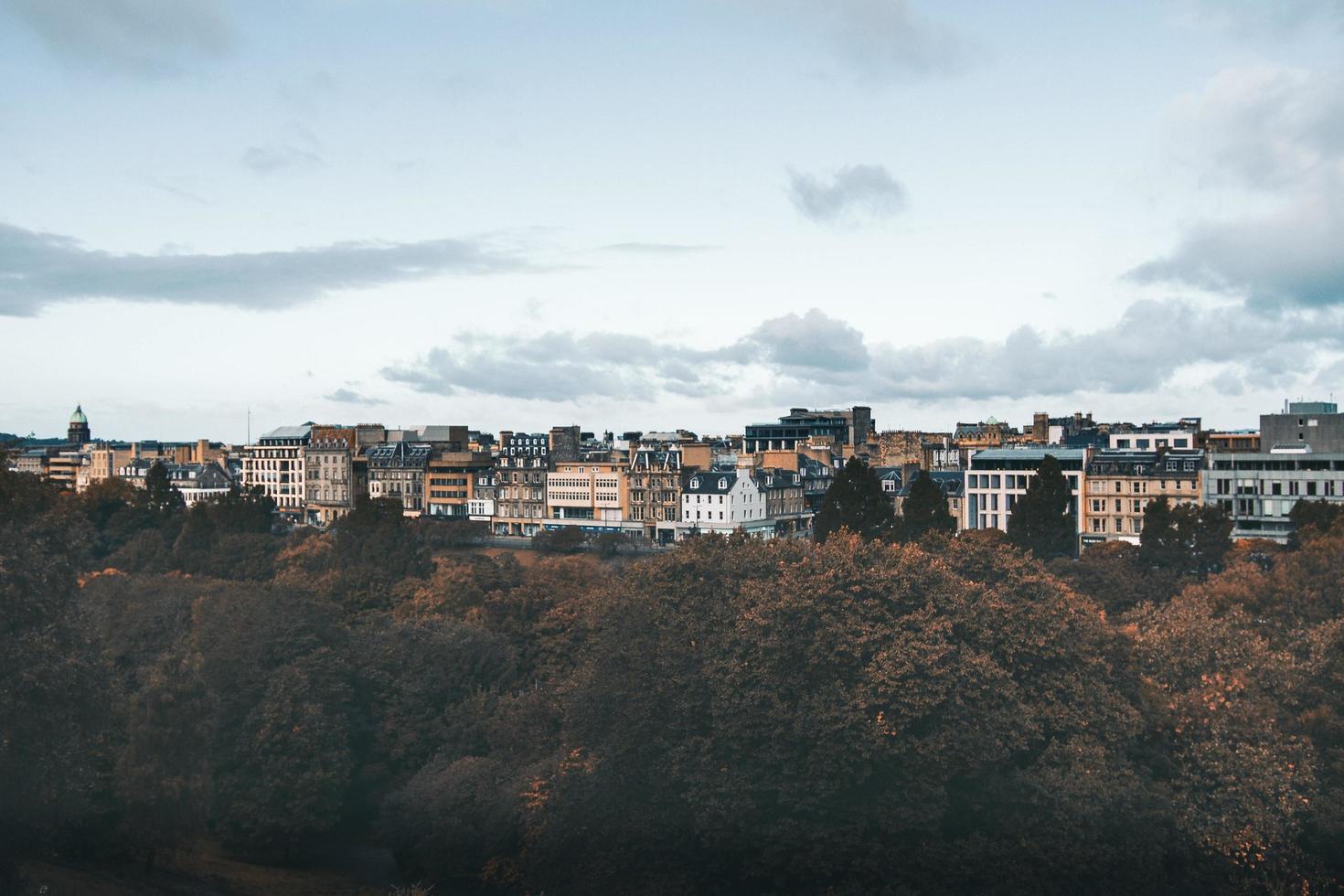 Aerial view of Edinburgh photo
