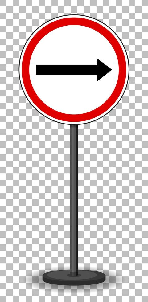 Red traffic sign vector