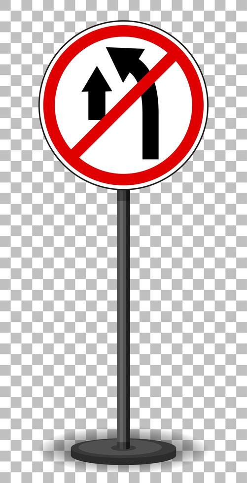 Red traffic sign vector