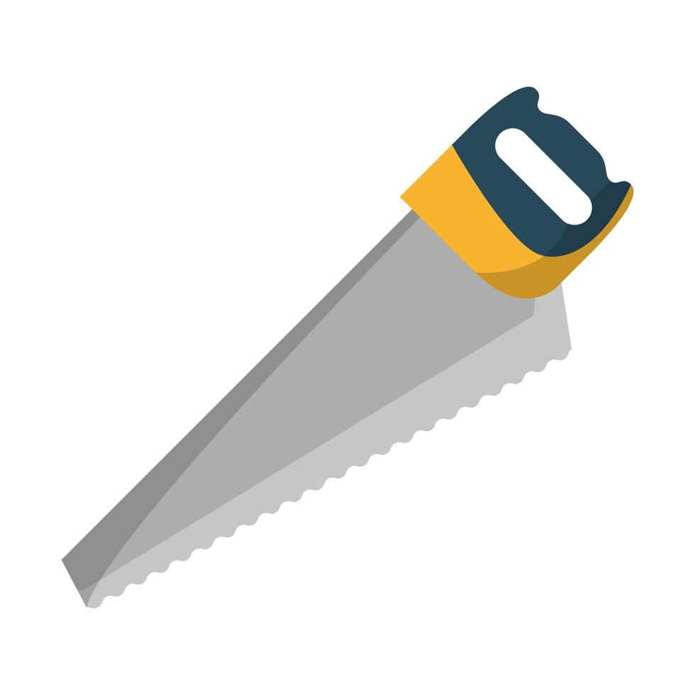 Saw tool icon isolated icon vector