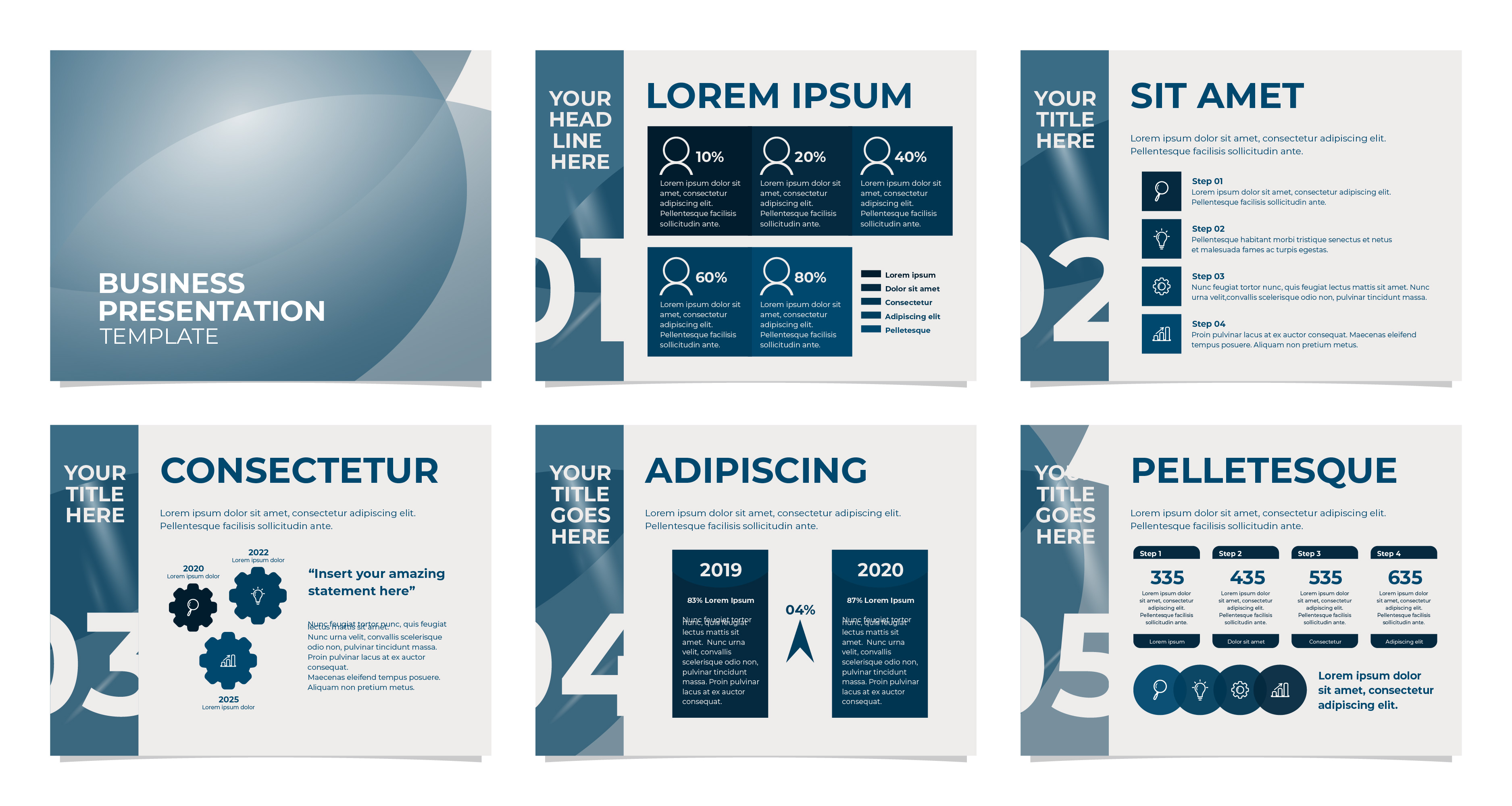 presentation design template illustrator