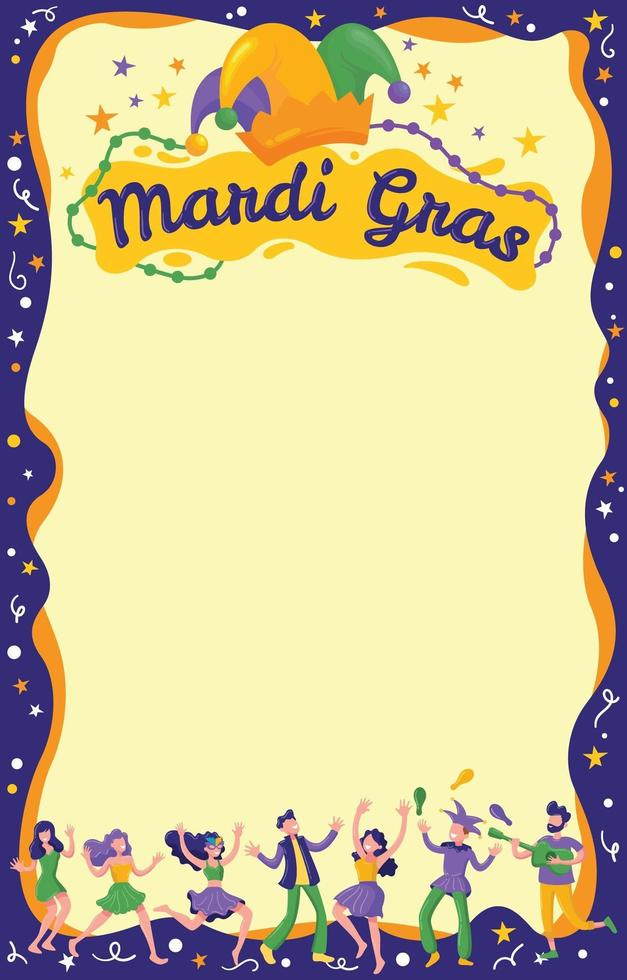 fondo de mardi gras vector