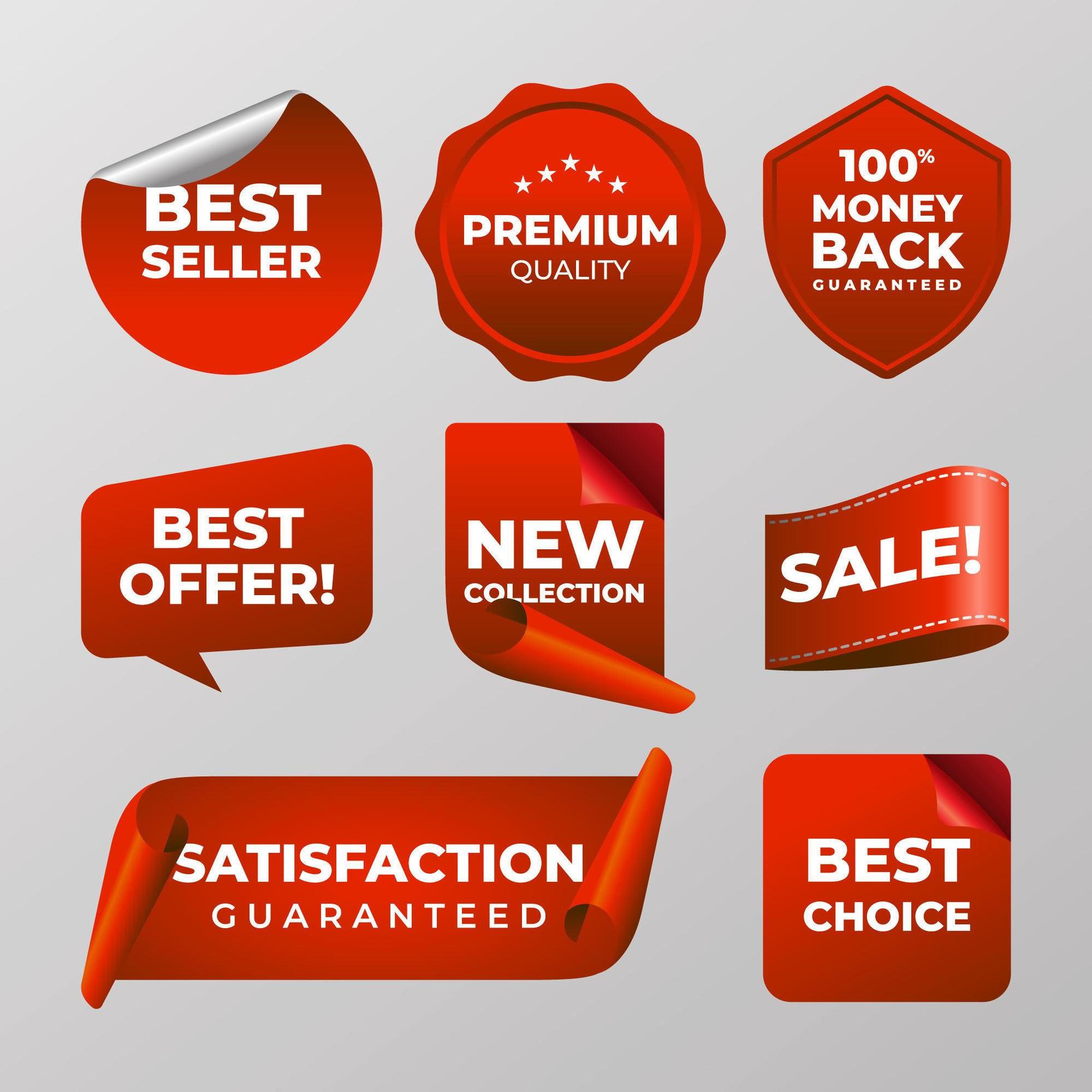 Business and Marketing Labels 1540472 Vector Art at Vecteezy