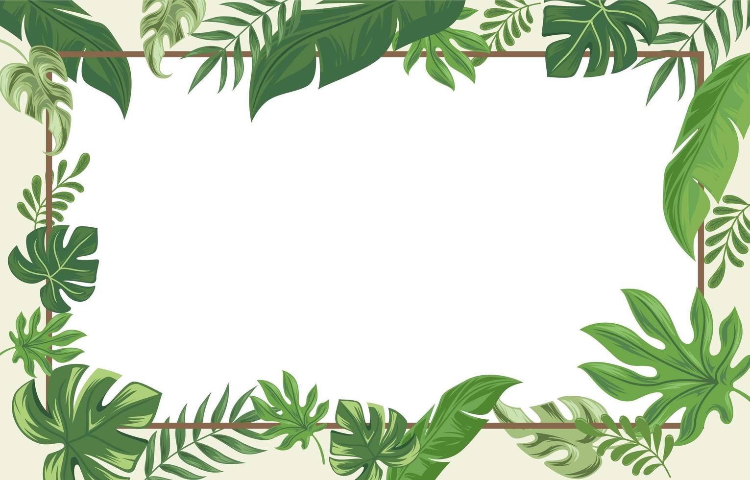 Floral Background Frame vector