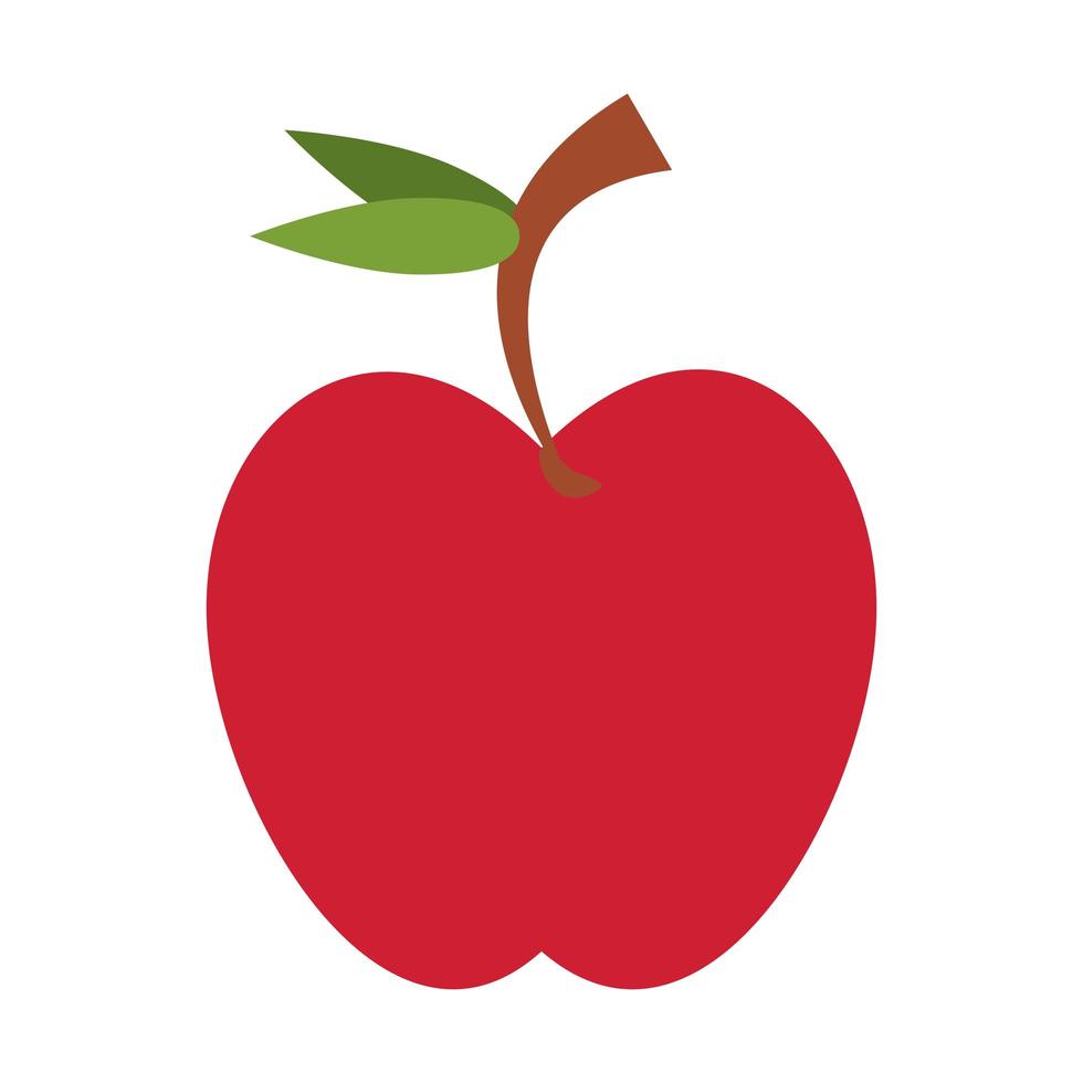 Apple fruit food isolated icon vector