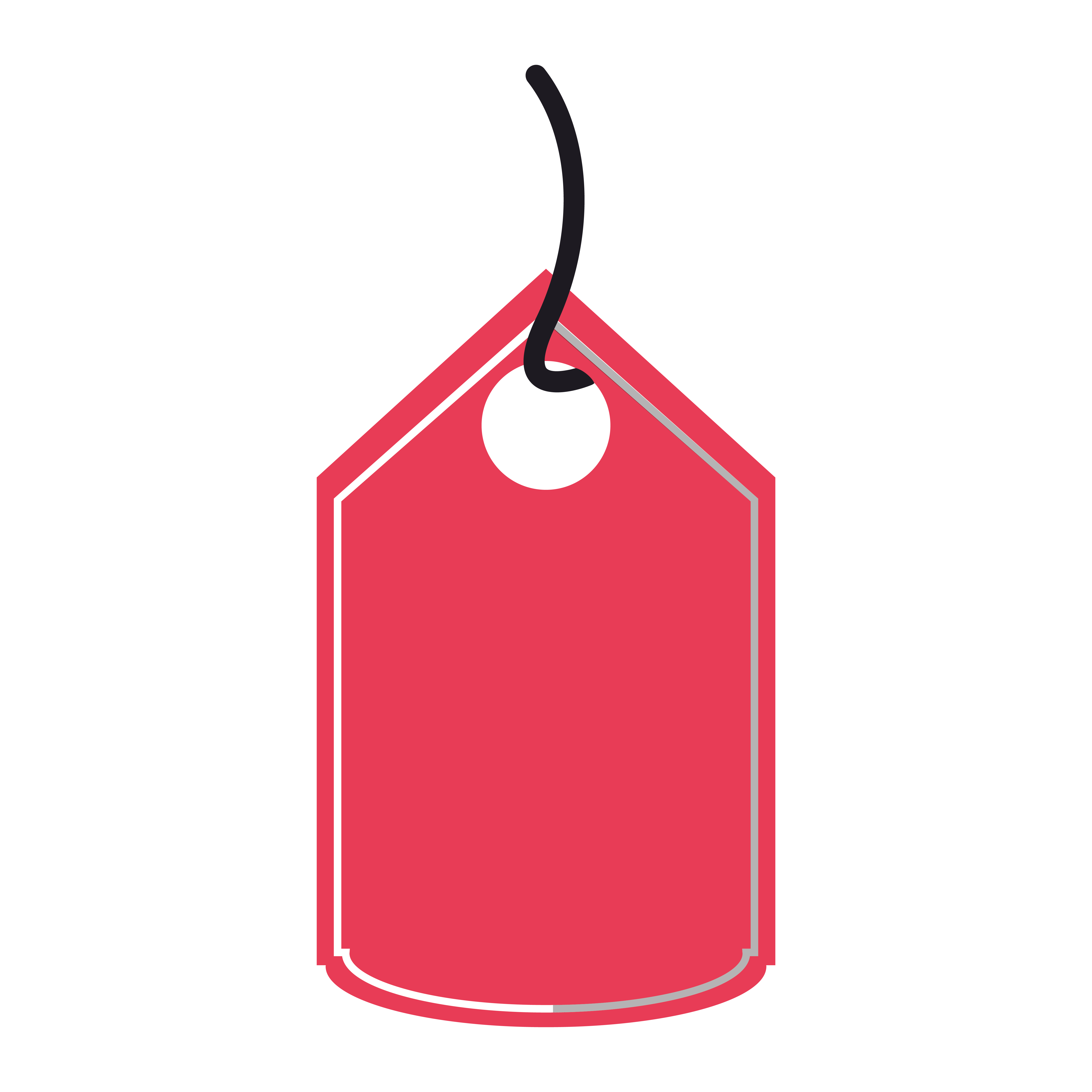 Shopping red tag isolated icon 1540918 Vector Art at Vecteezy