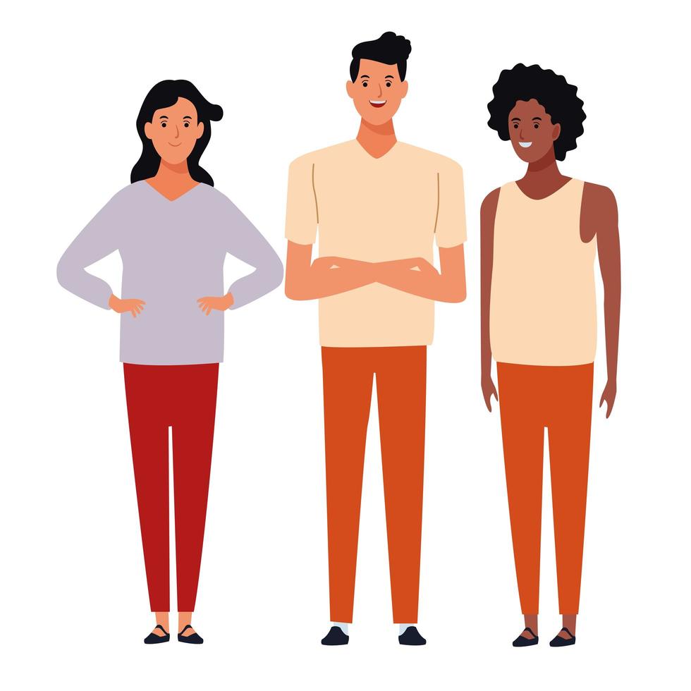 Group of cartoon people characters 1540925 Vector Art at Vecteezy Group of cartoon people characters 1540925 Vector Art at Vecteezy