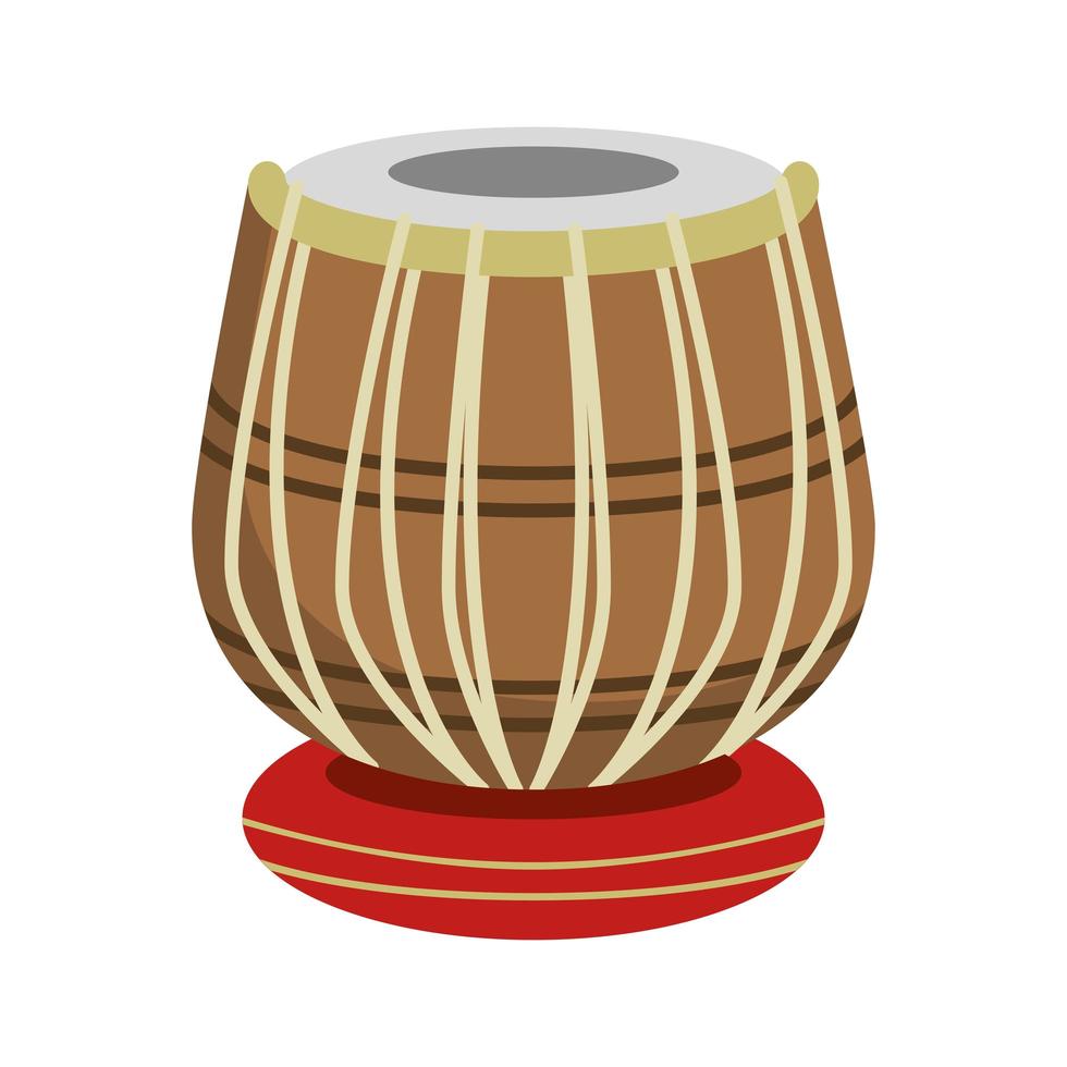 Drum music instrument icon vector