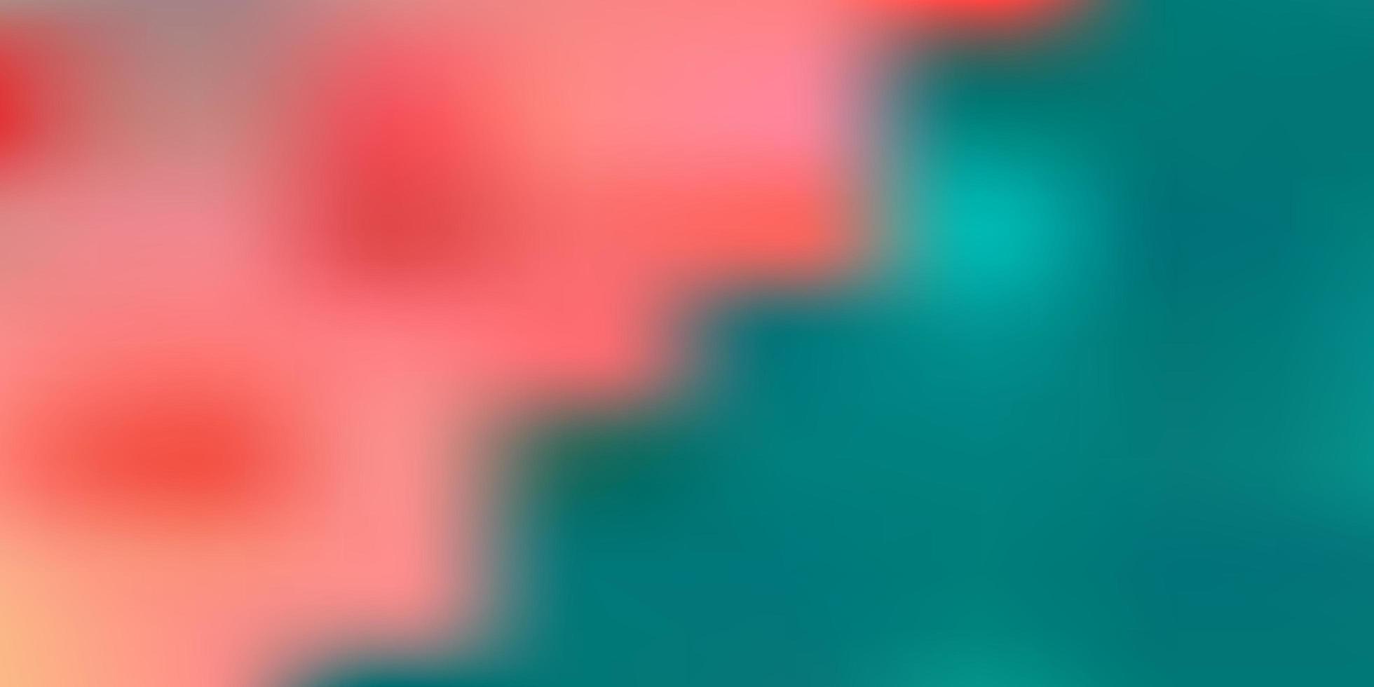 Light green, red blurred backdrop. vector