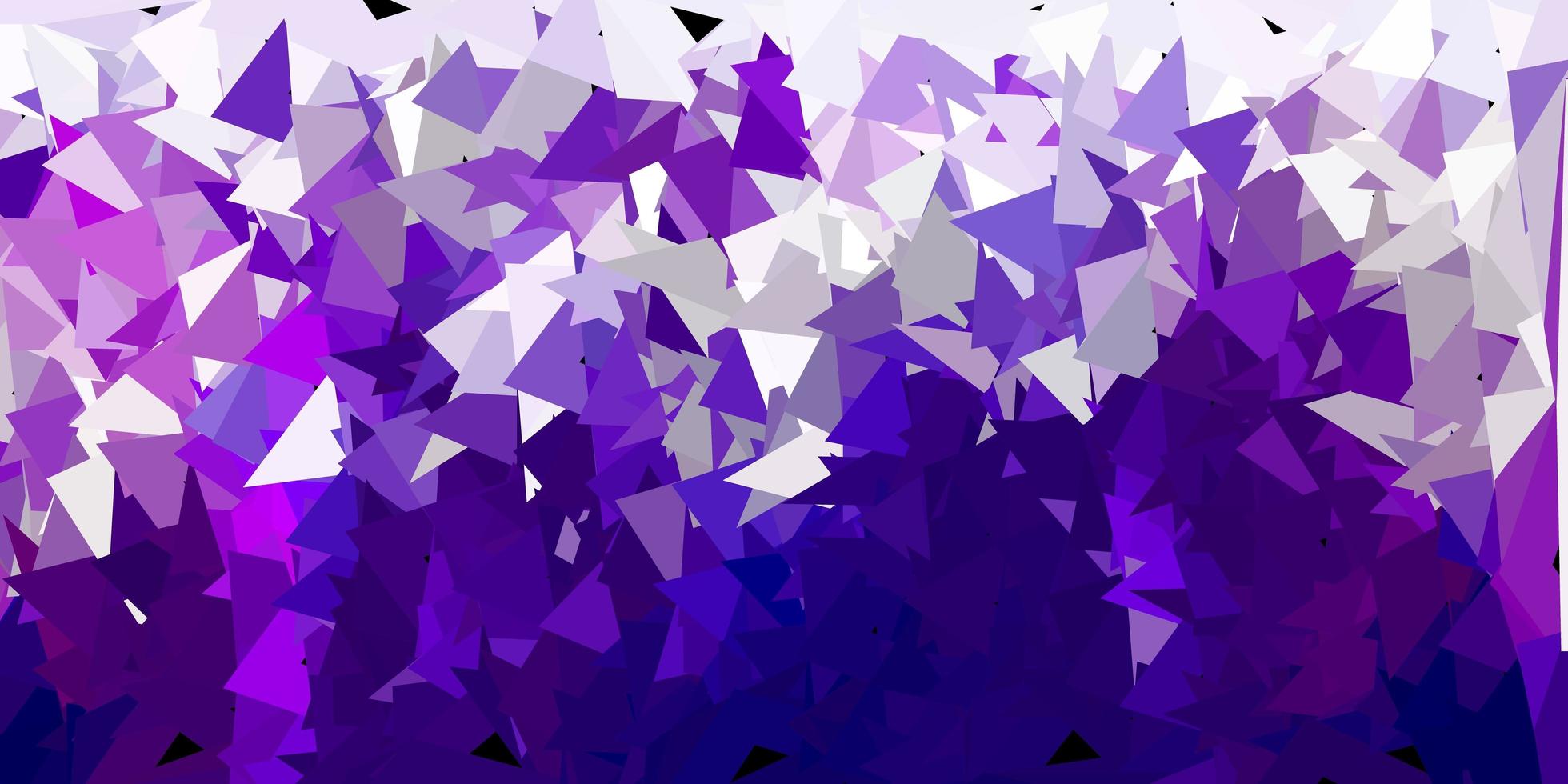 textura de triángulo de poli púrpura oscuro. vector