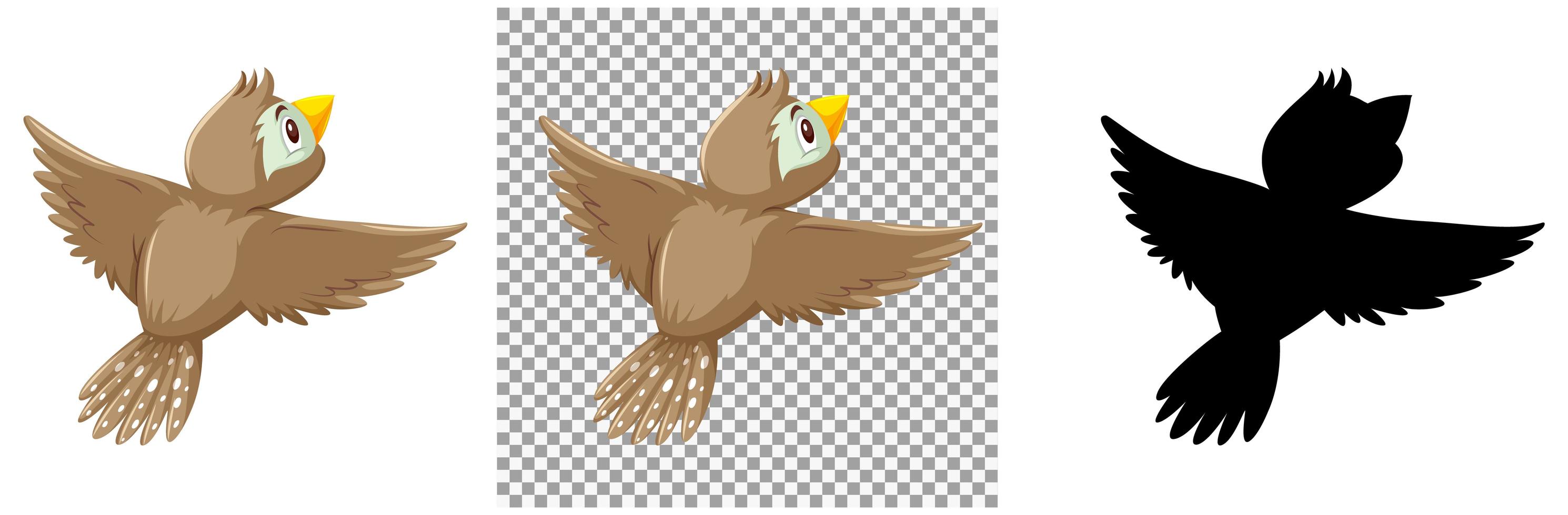 conjunto de personajes de aves vector