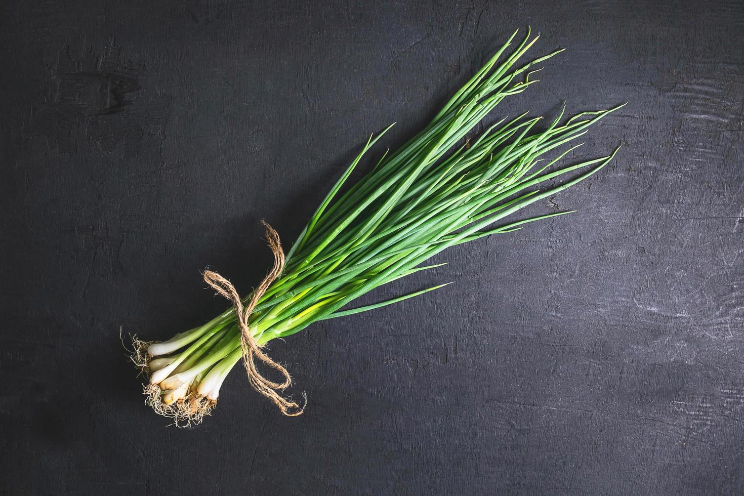 Green onion bunch photo