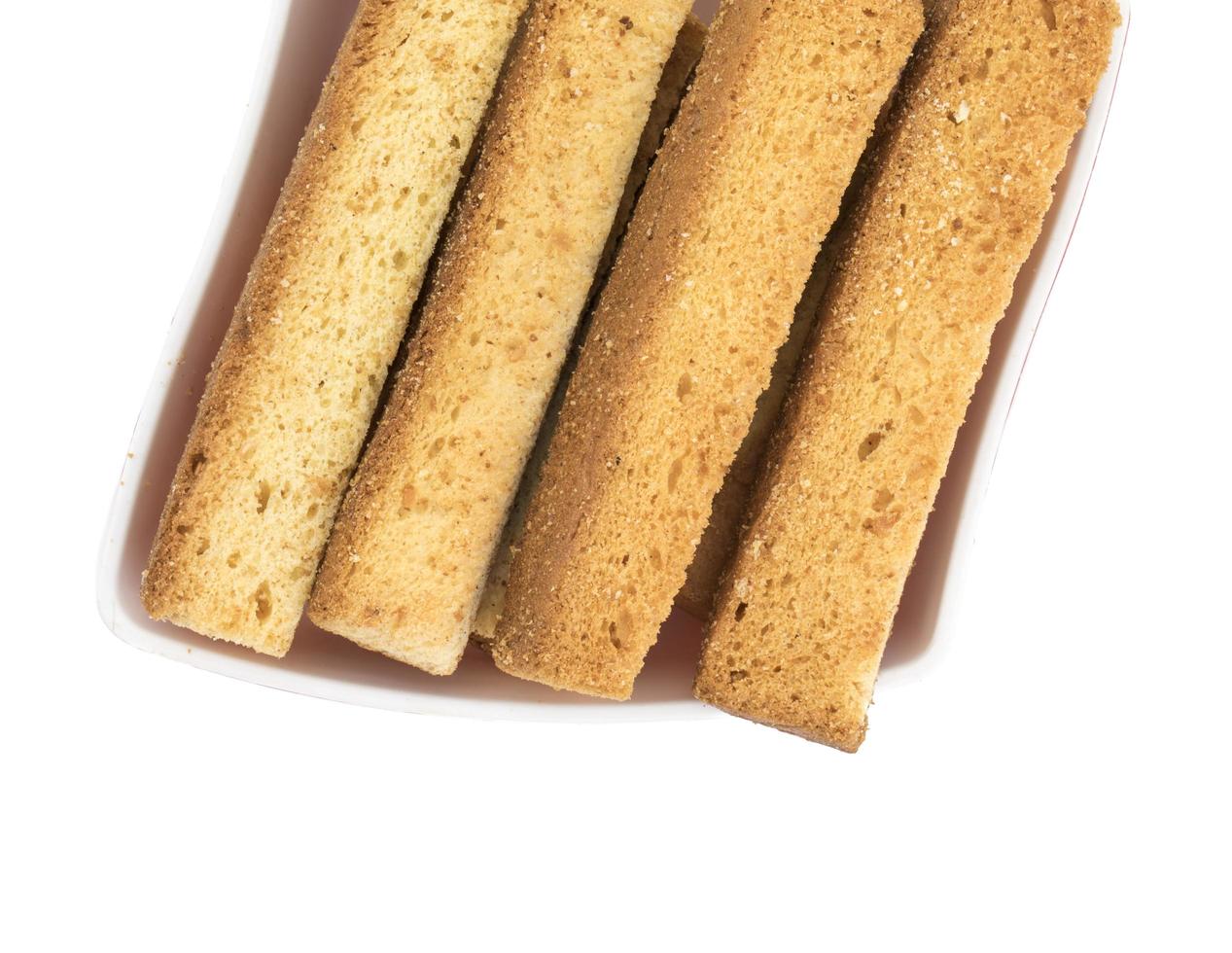 Indian dry toast sticks photo