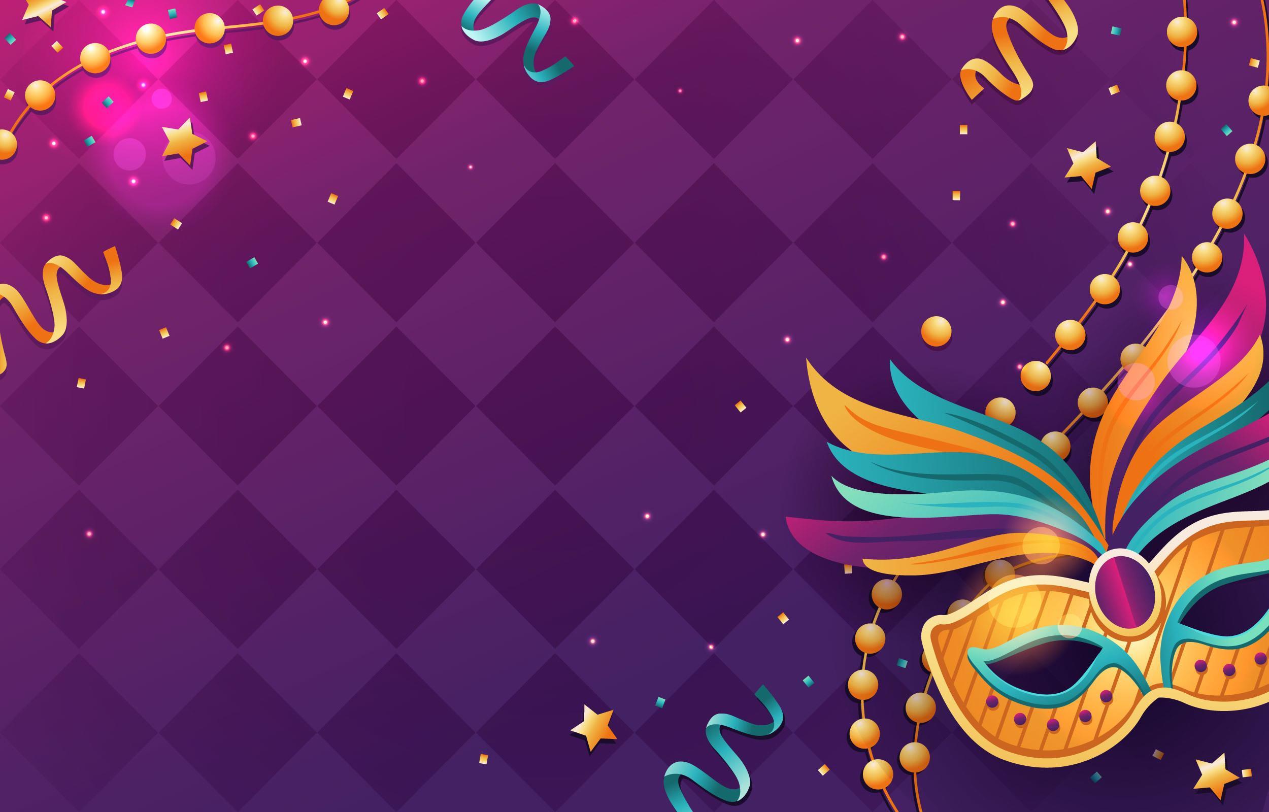 Mardi Gras Theme Background 1545912 Vector Art at Vecteezy