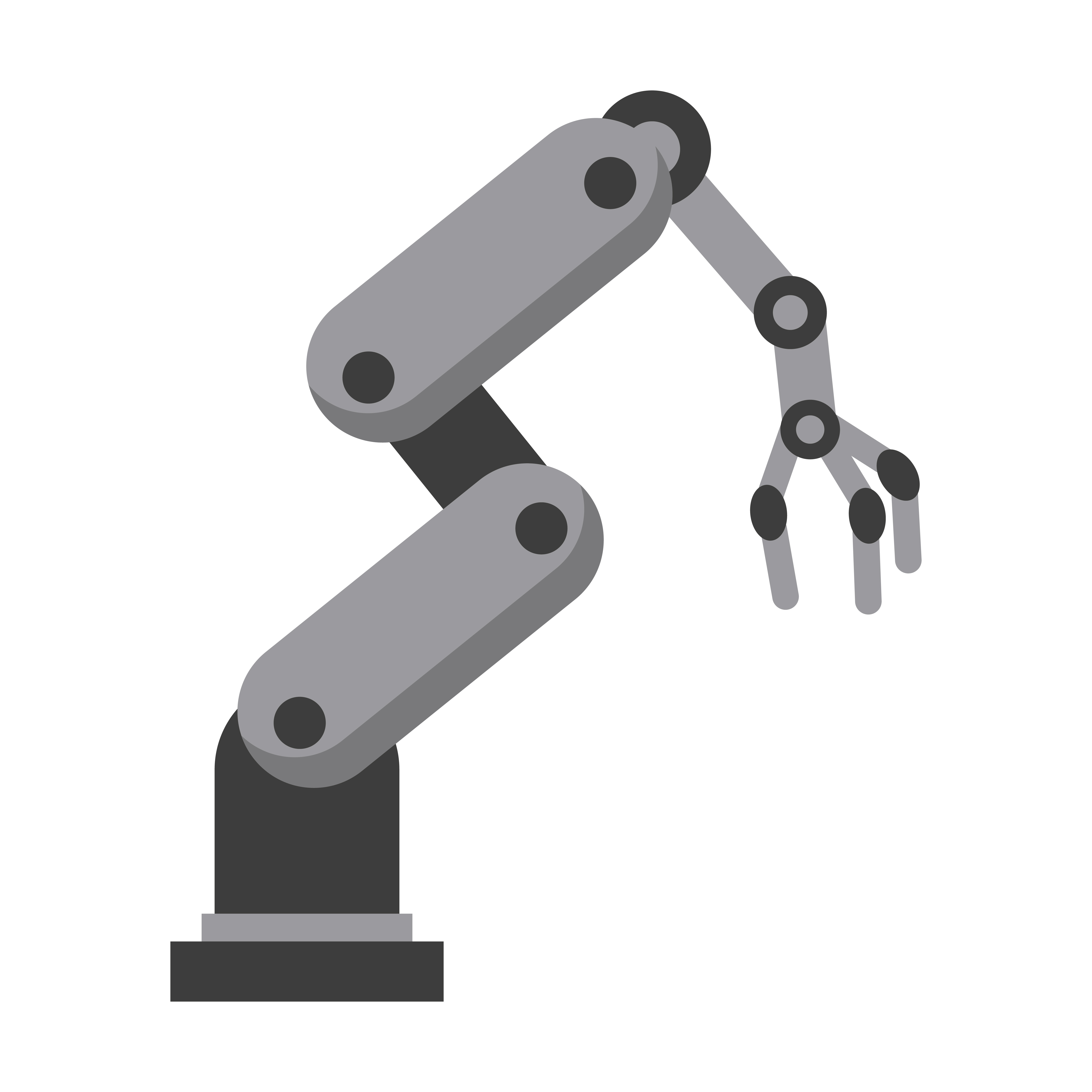 Robotic Arm Vector Art Icons and Graphics for Free Download