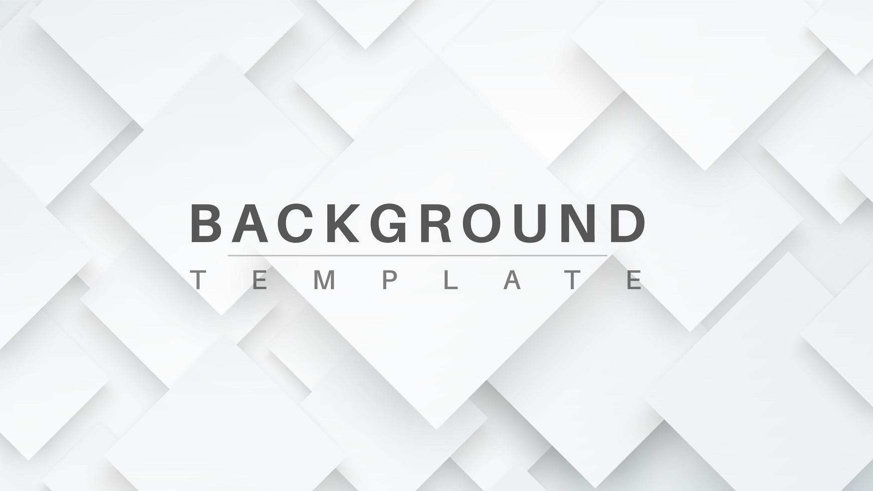 White paper squares background vector