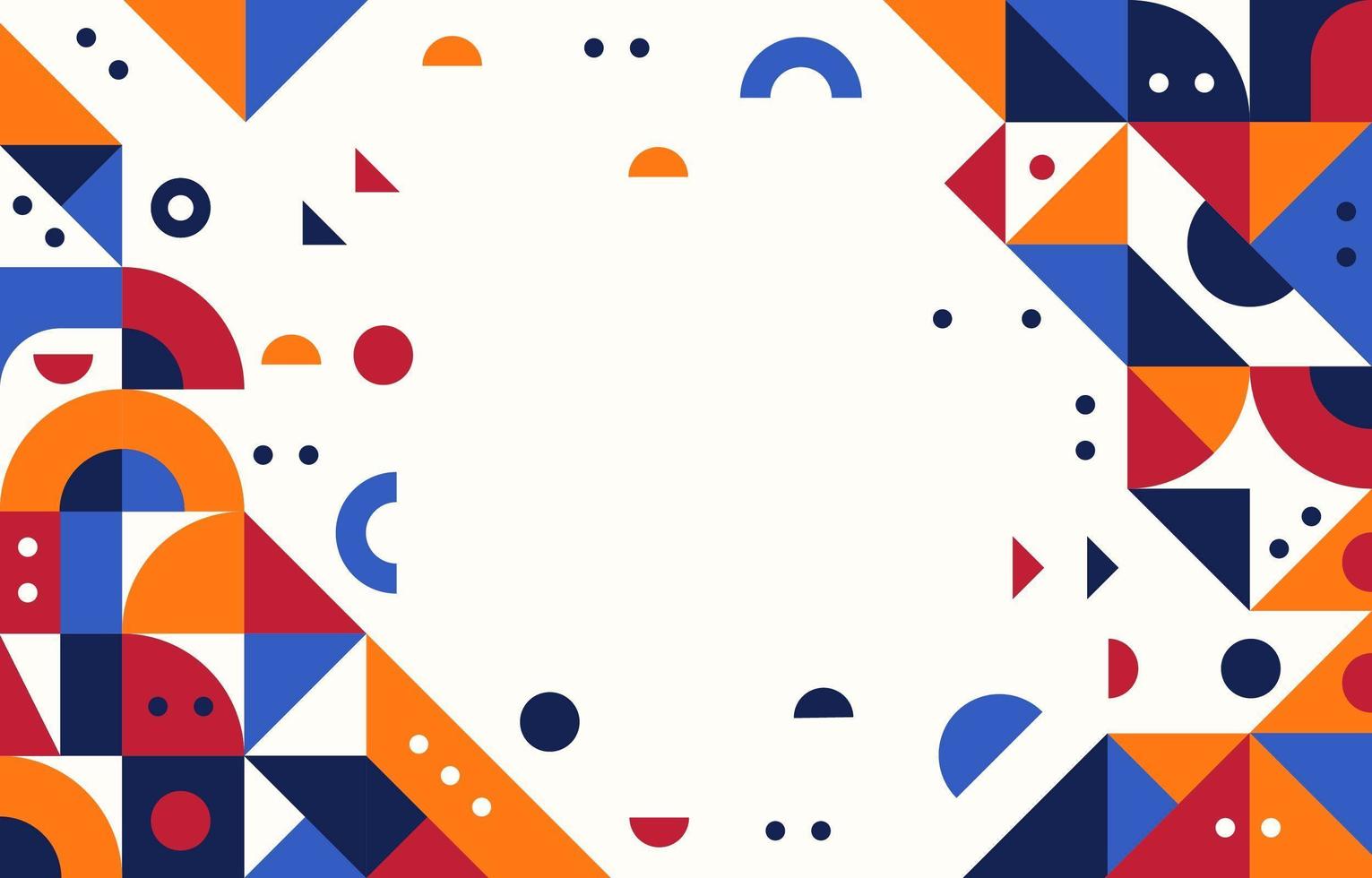 Geometric Style Background vector