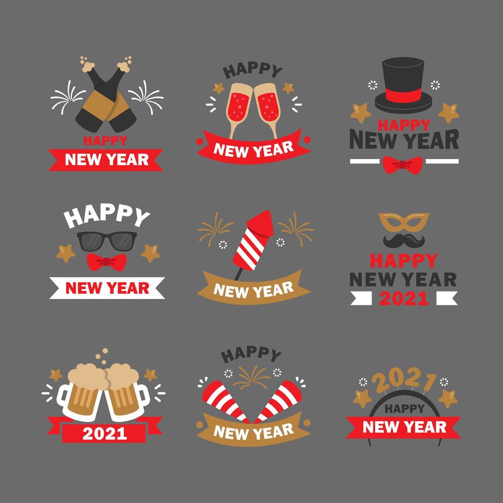 Fun and Happy New Year Celebration vector