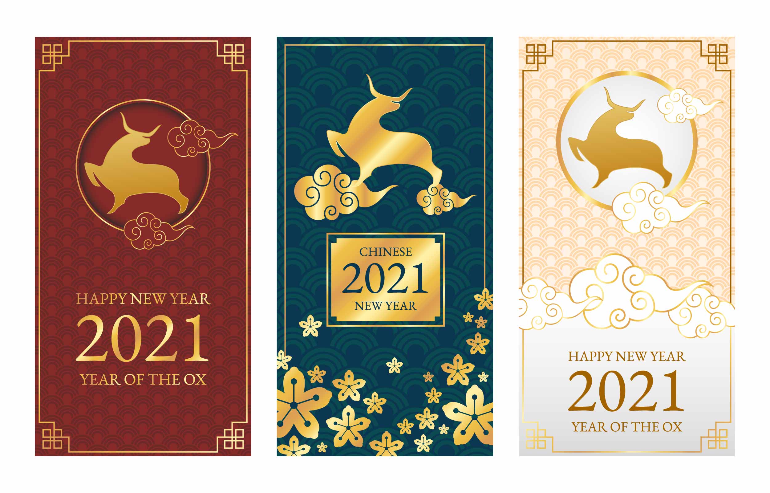 Premium vector Banners of Chinese New Year 2021 1590594 Vector Art at Vecteezy