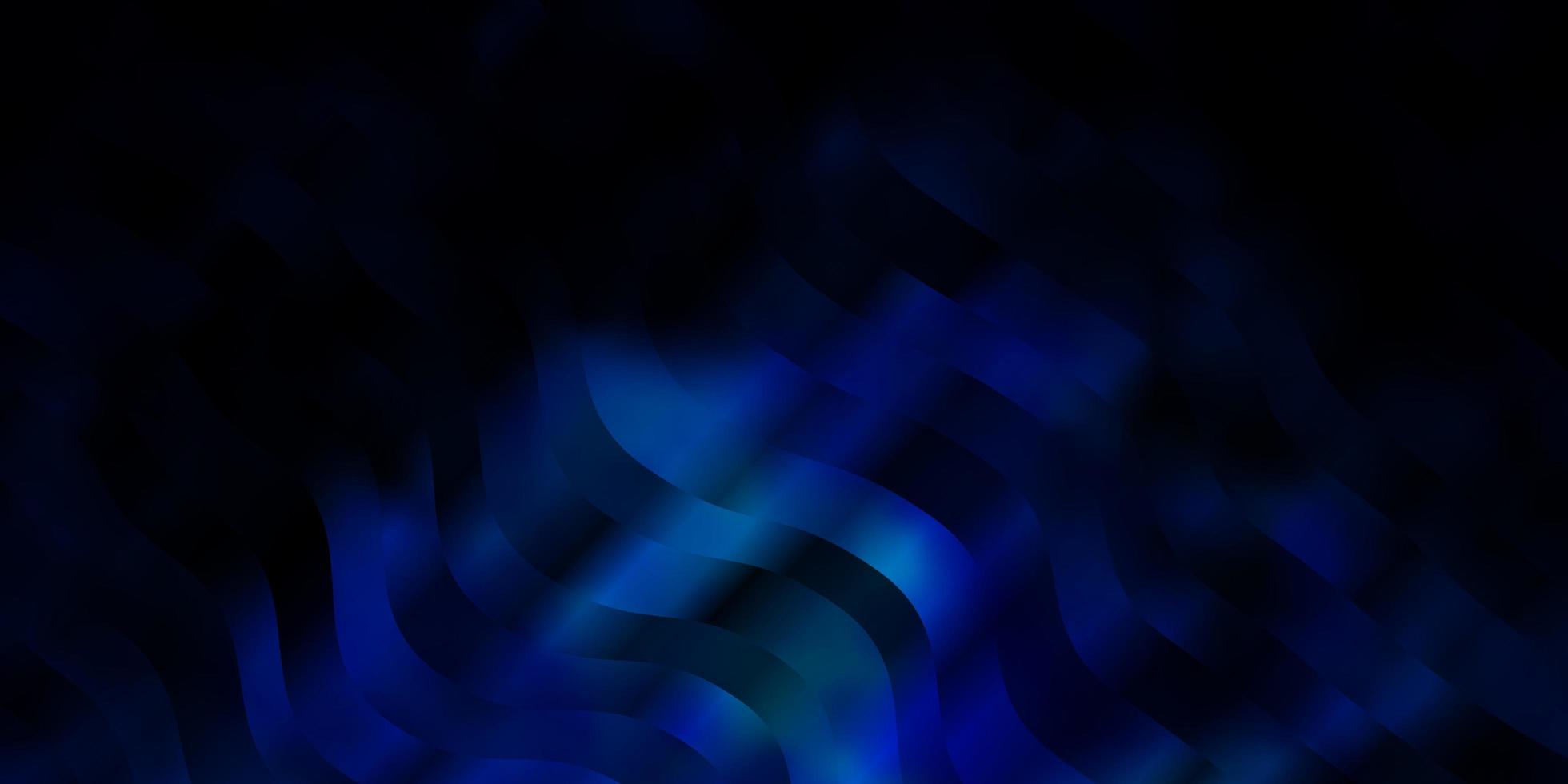 fondo azul oscuro con líneas torcidas. vector