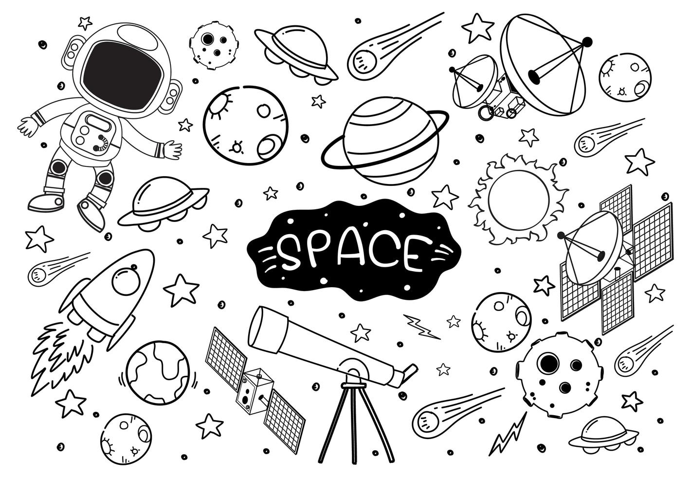 Space Aesthetic  Drawing Skill