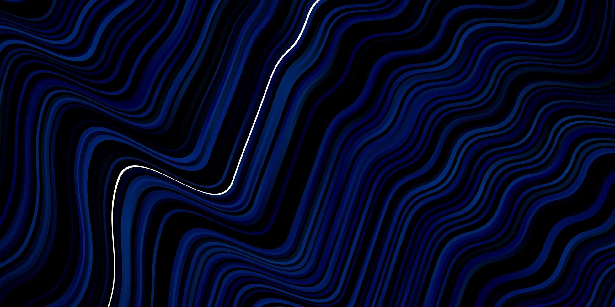 fondo azul oscuro con líneas torcidas. vector
