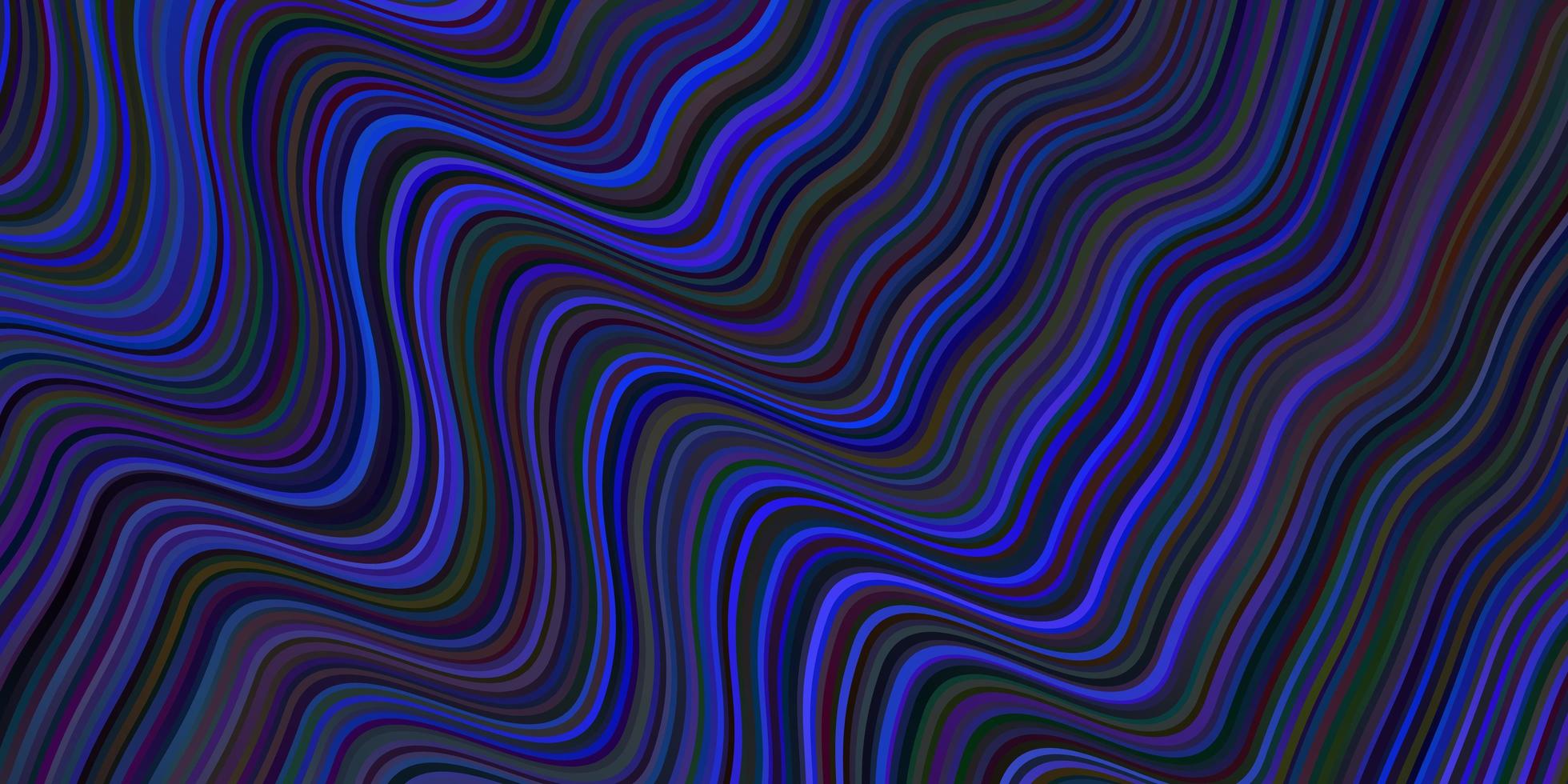 fondo azul oscuro con líneas torcidas. vector