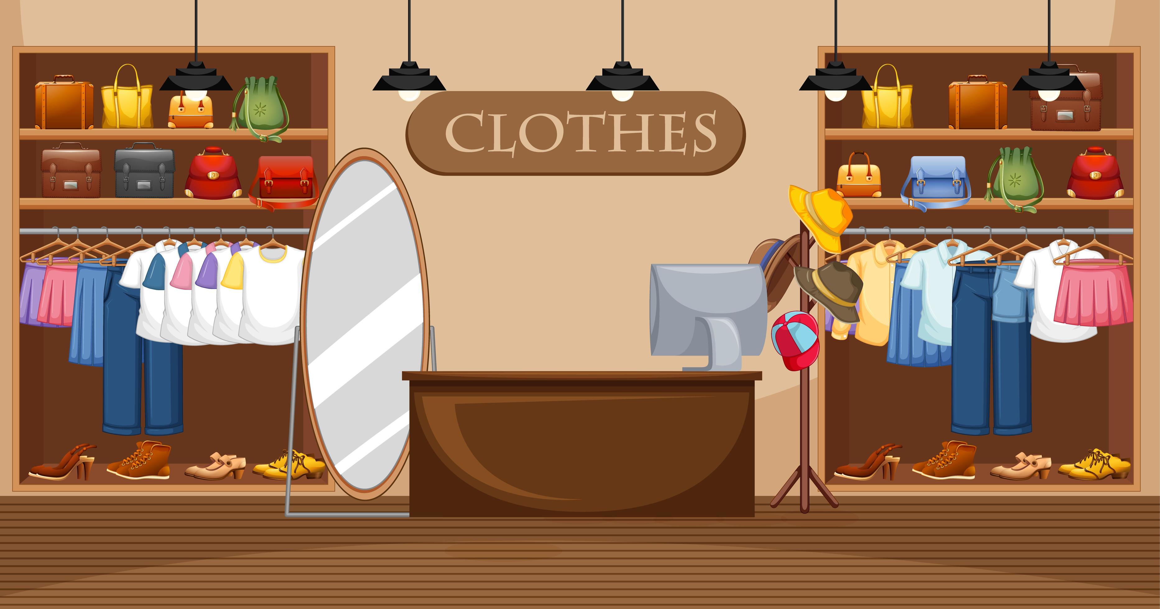 Fashion Clothes Store Background 1591062 Download Free Vectors