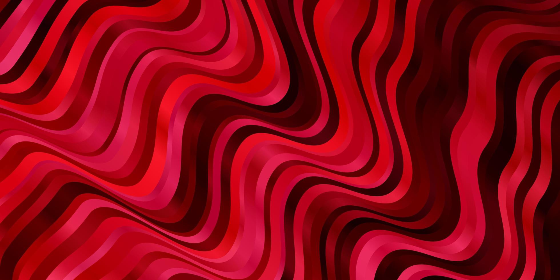 Red template with curved lines. vector
