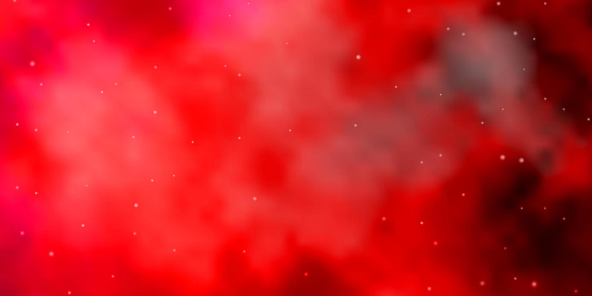 Red texture with beautiful stars. vector
