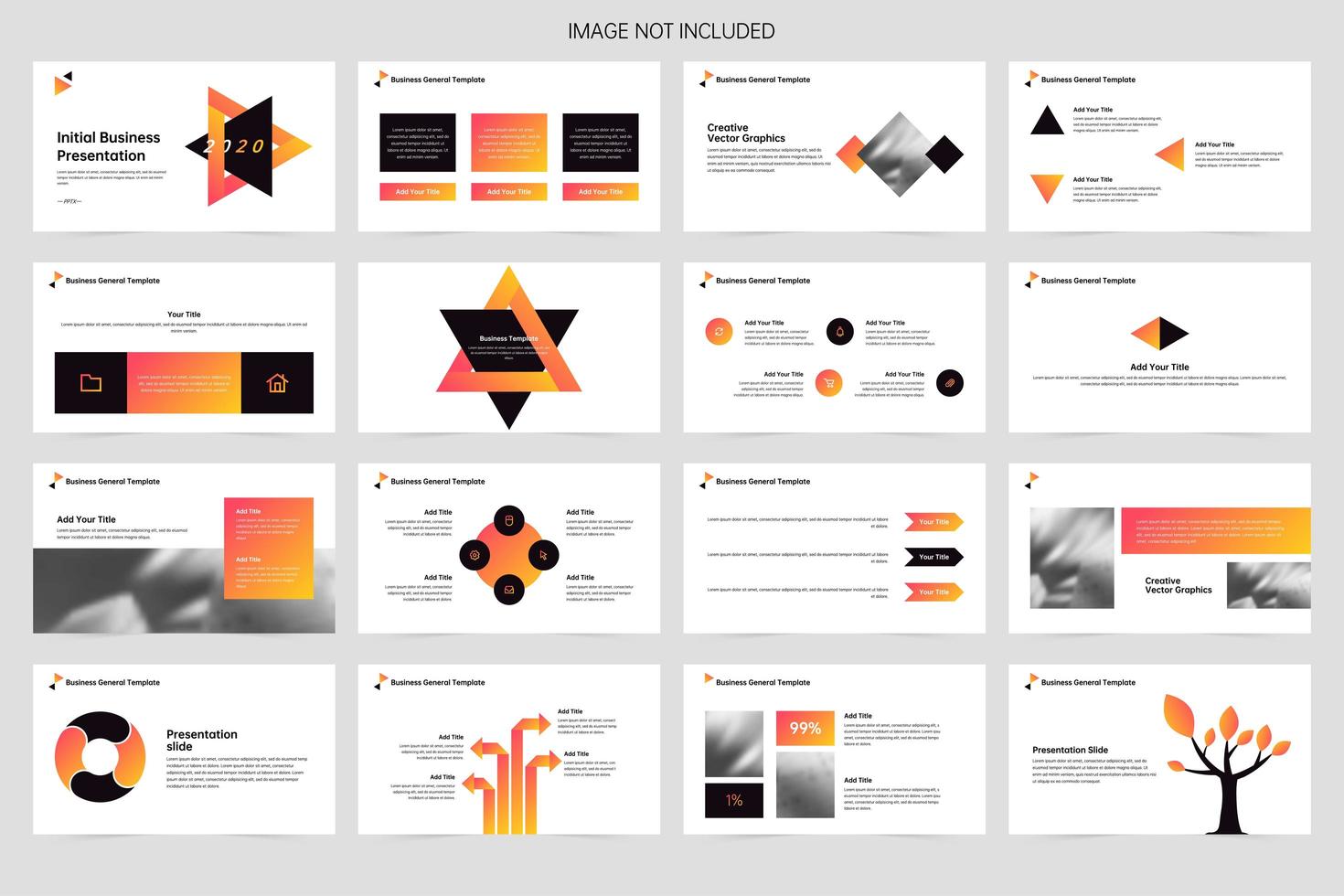 Business presentation design infographic vector