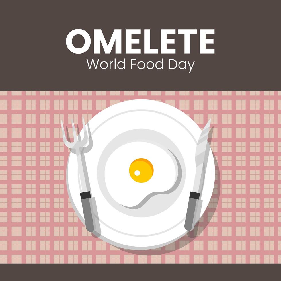 World Food Day Egg vector