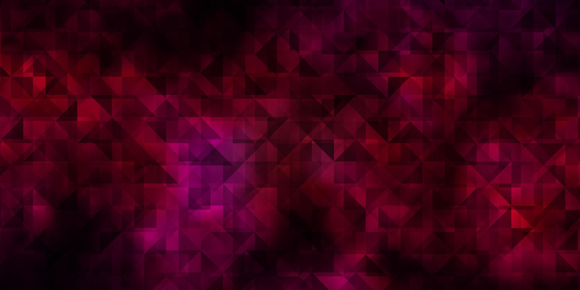 Red layout with lines, triangles. vector
