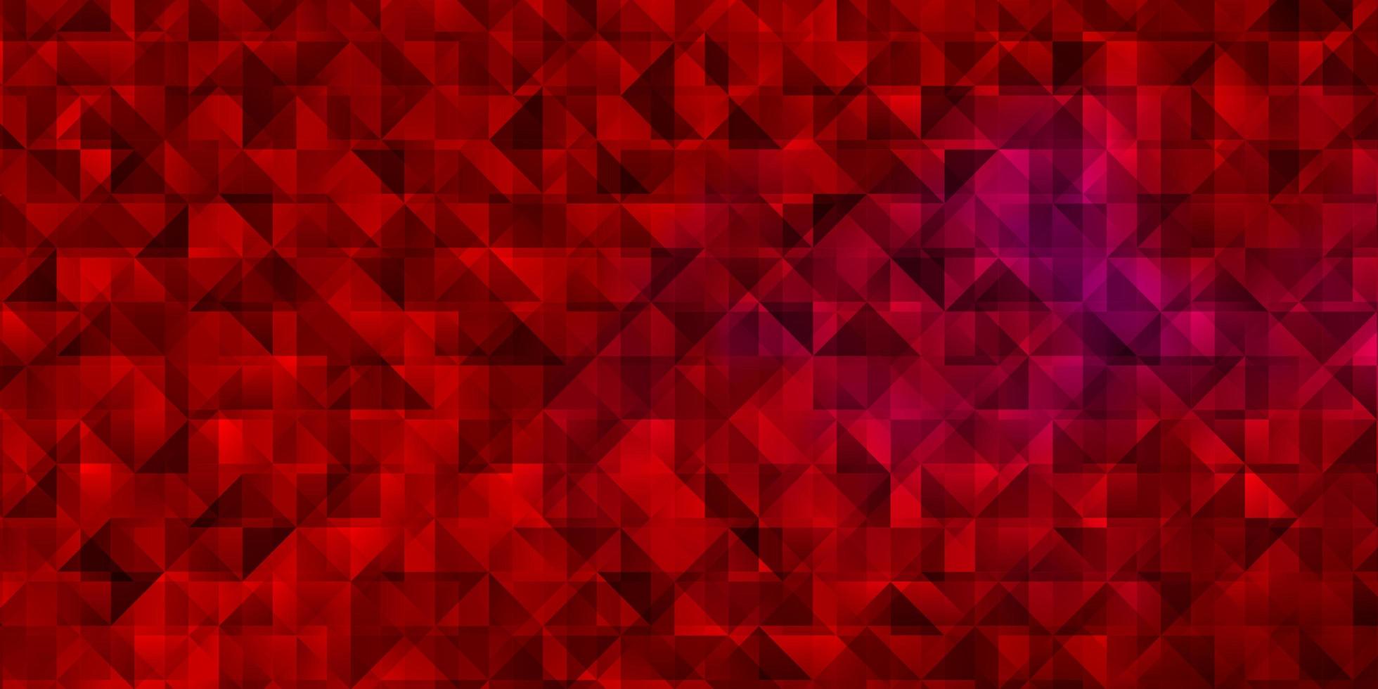 Red pattern with polygonal style. vector