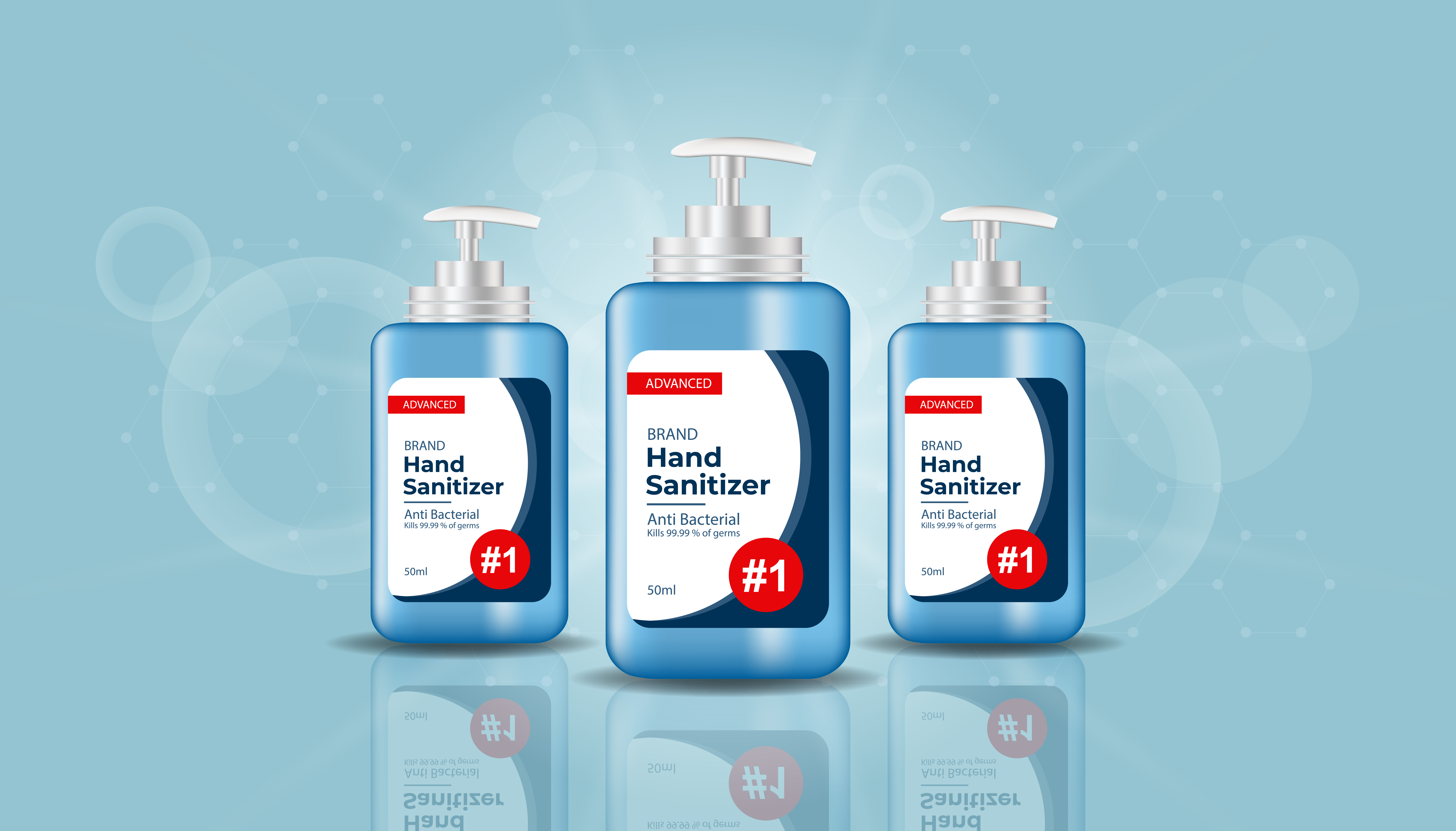 Download Hand Sanitizer Container Mockup 1592216 Vector Art At Vecteezy
