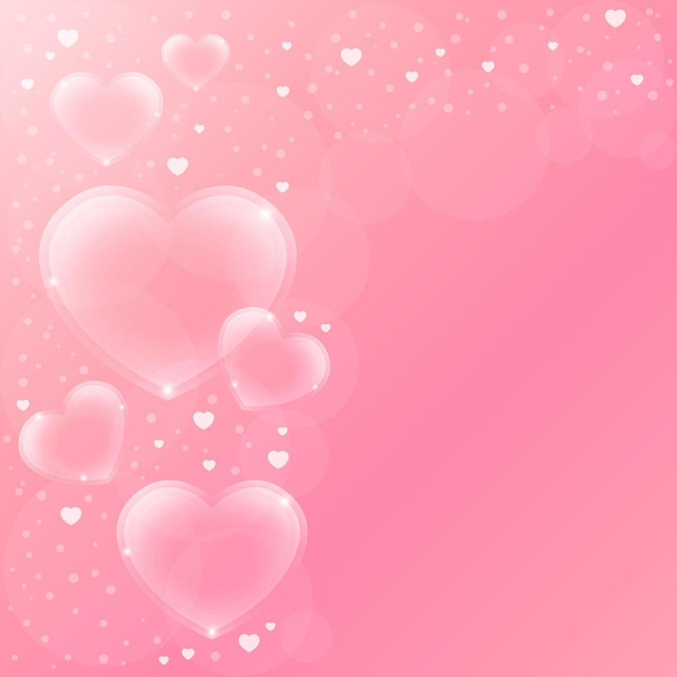 Elegant Soft Pink Heart Background 1593207 Vector Art at Vecteezy