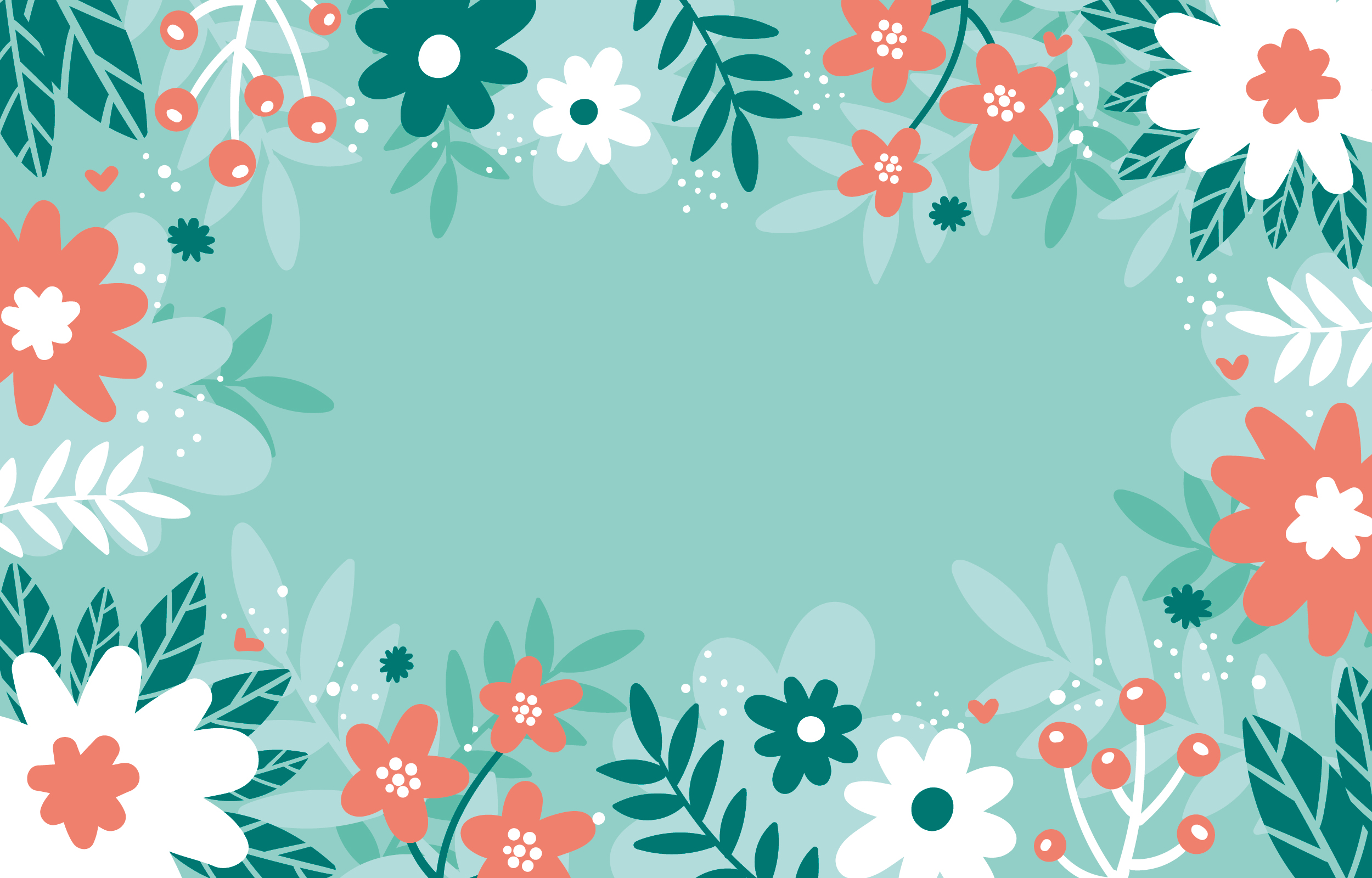 Floral Wallpaper Vector Art, Icons, and