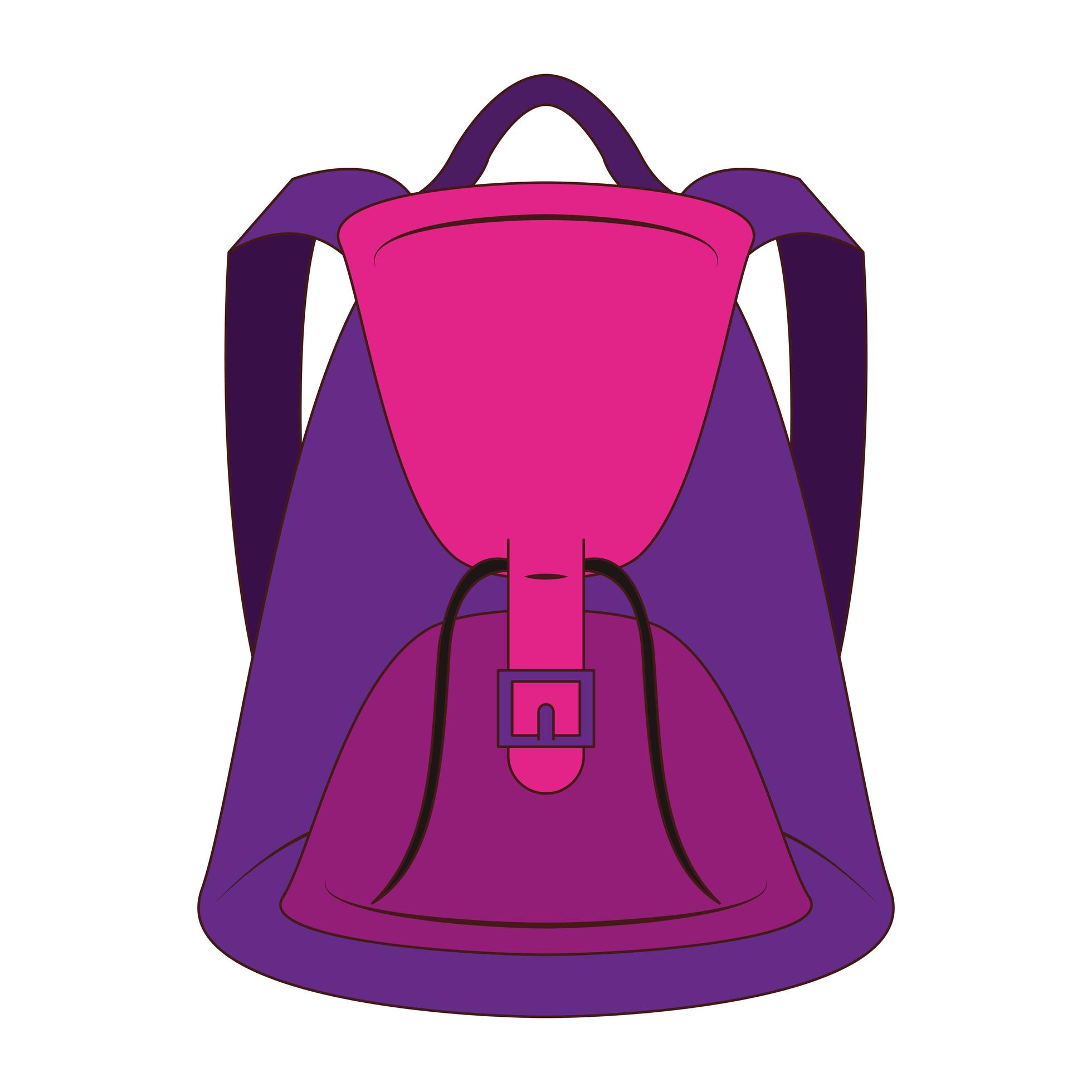 Cartoon school backpack 1595608 Vector Art at Vecteezy