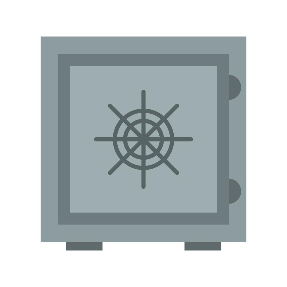Strongbox and money safe vector