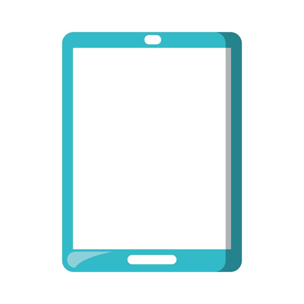 Tablet with blank screen vector