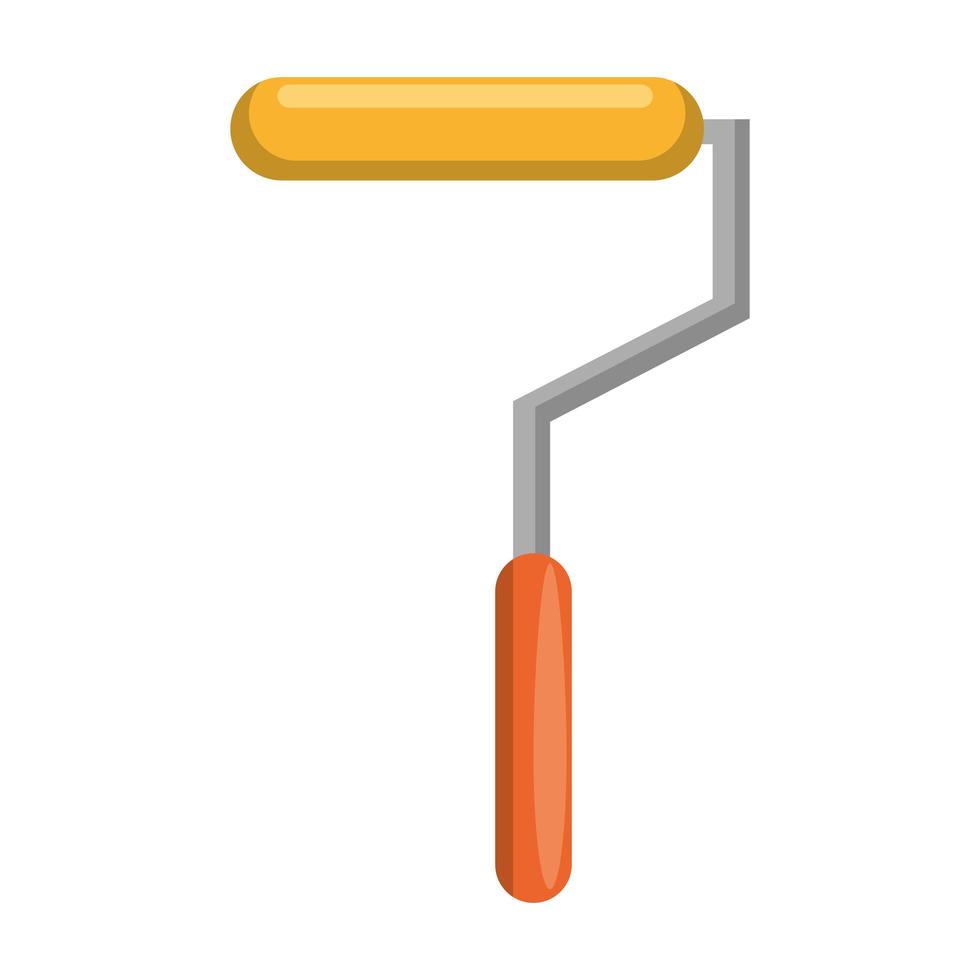 Paint roller icon vector