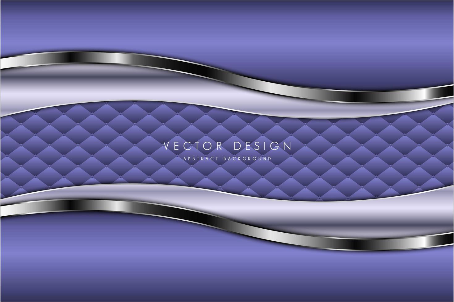 moderno fondo metálico plateado y violeta vector