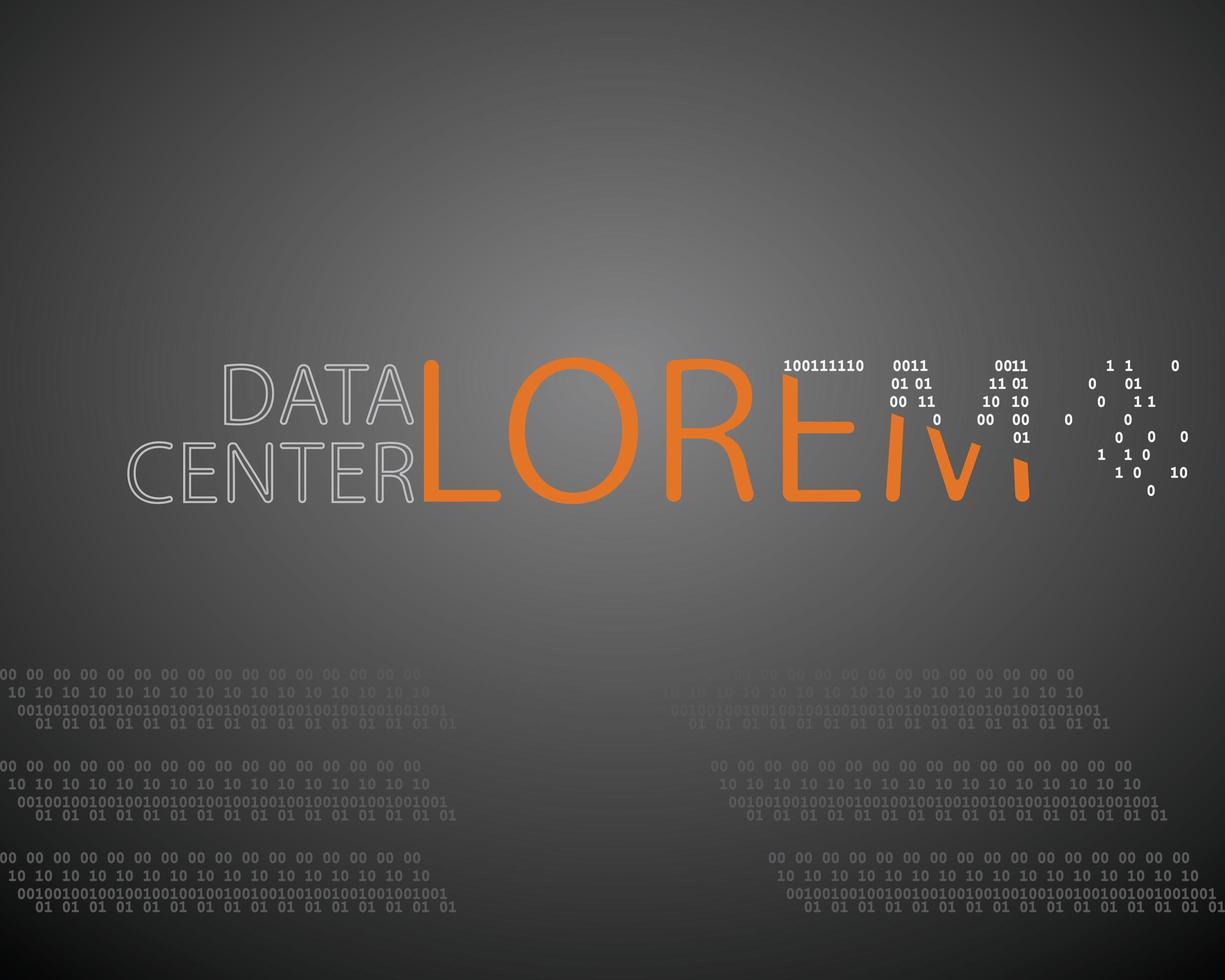 Centro de datos o icono de concepto abstracto de la empresa vector