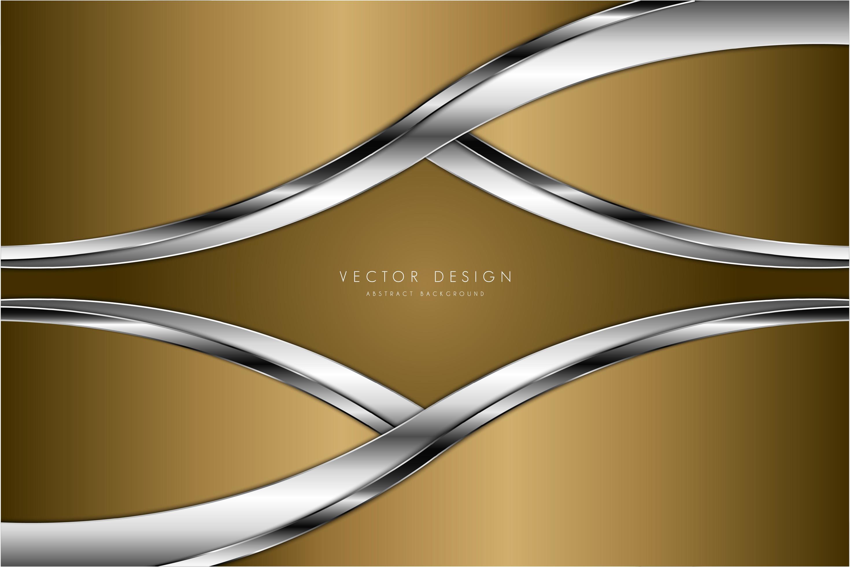 Modern gold and silver metallic background 1610270 Vector Art at Vecteezy