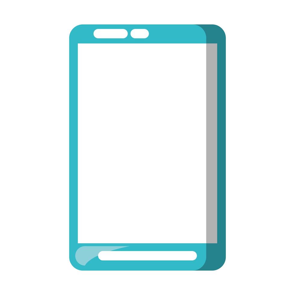 Smartphone blank screen mobile technology vector