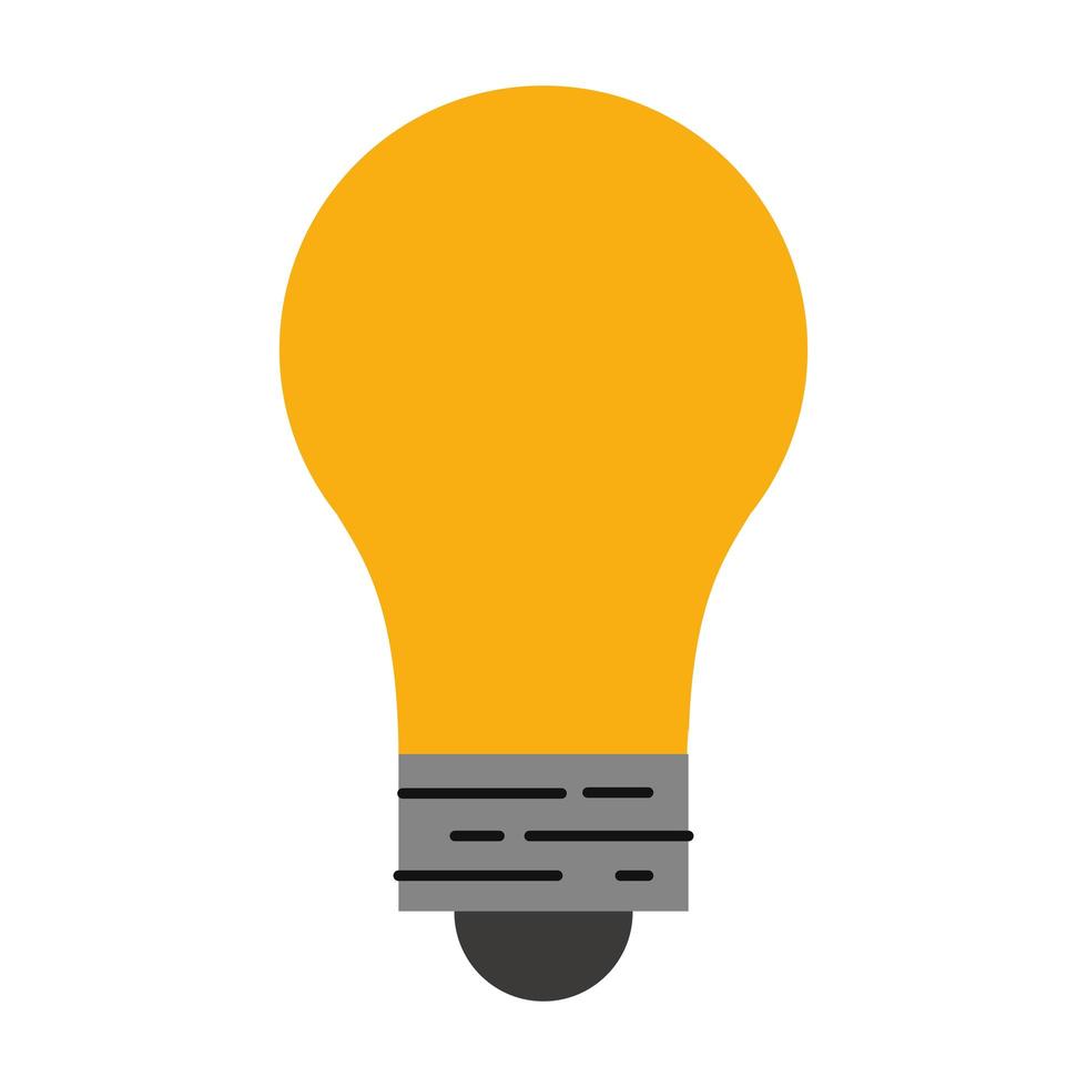 Light bulb or big idea symbol isolated vector