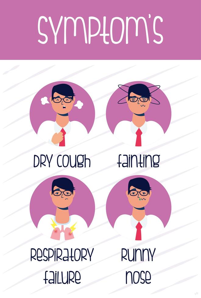Coronavirus prevention banner vector