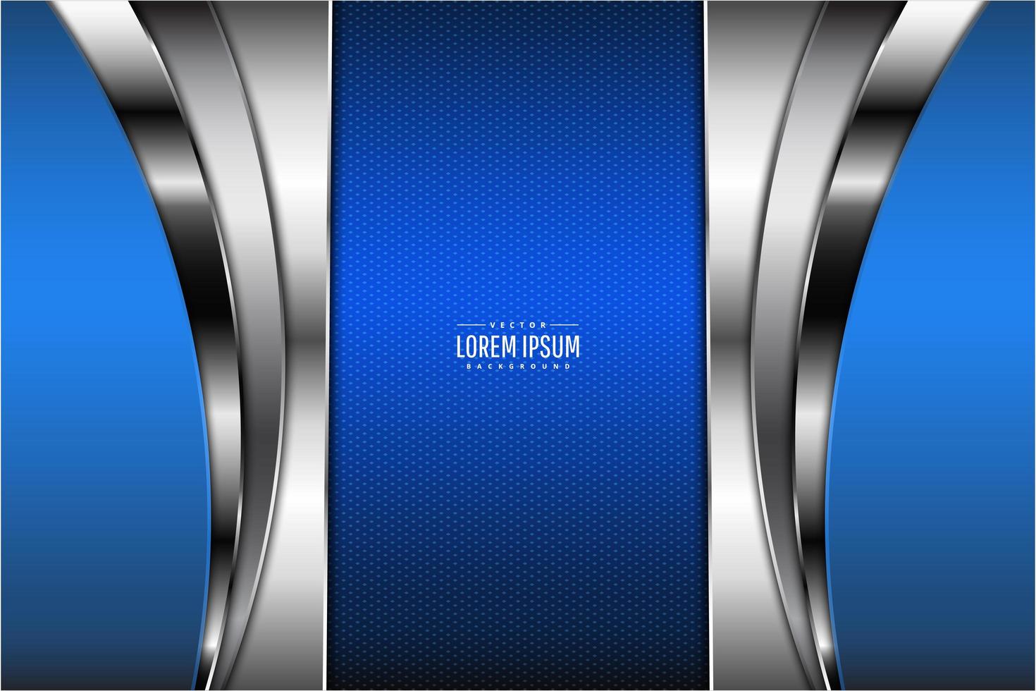 Modern blue and silver metallic background 1612983 Vector Art at Vecteezy